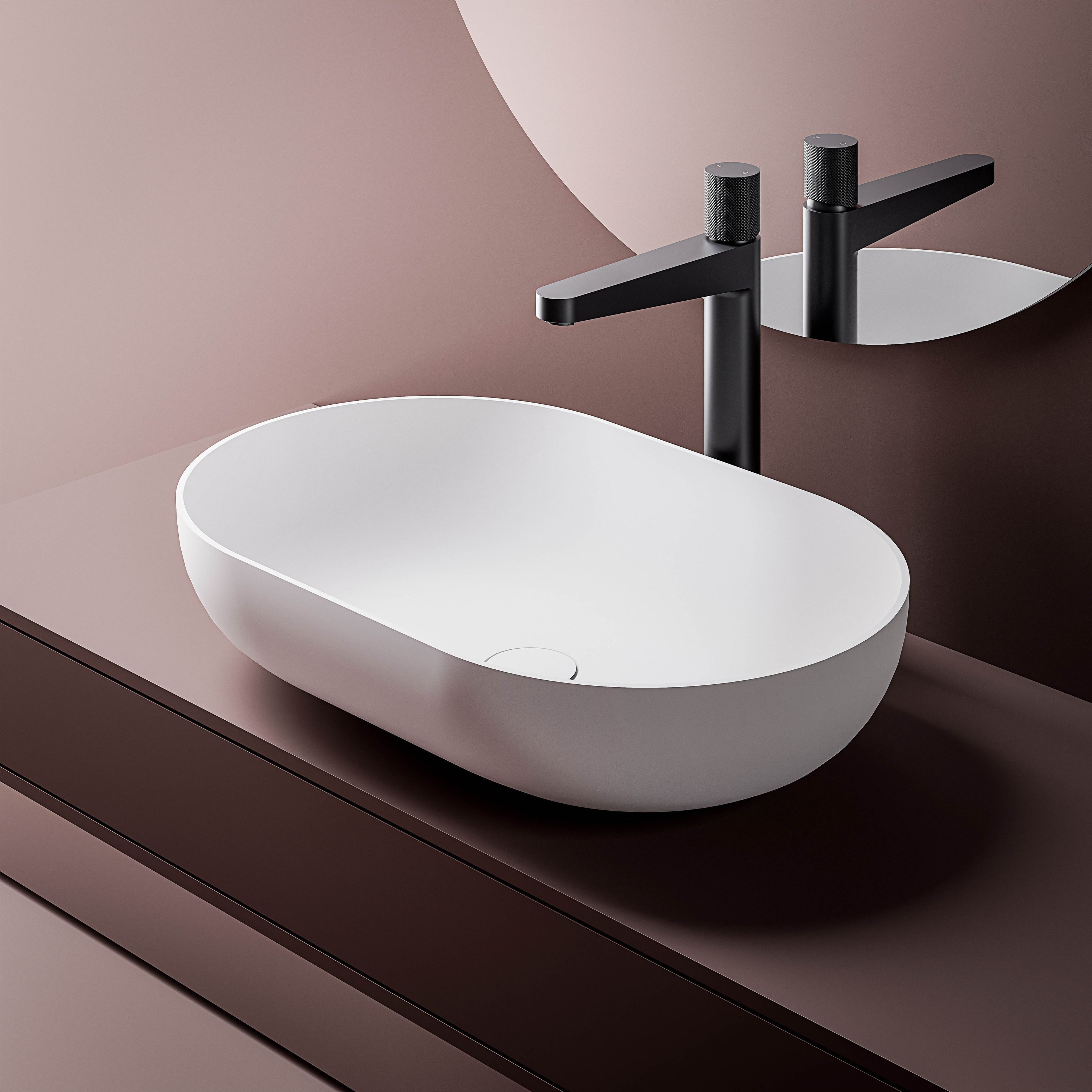 Bernstein Aufsatzwaschbecken O-540 (Waschbecken ideal für günstig online kaufen