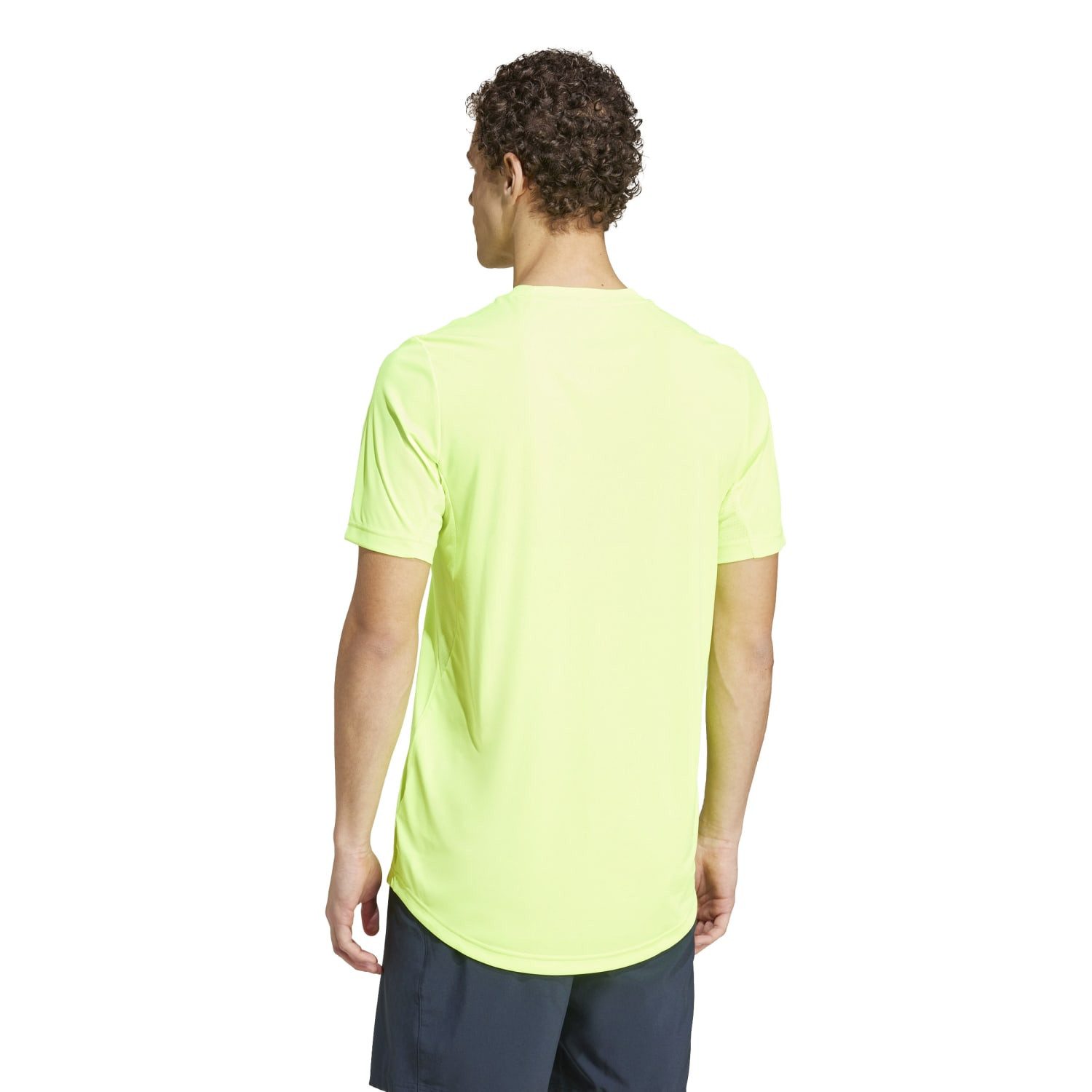 adidas Performance T-Shirt Club 3-Streifen limegrün Herren günstig online kaufen