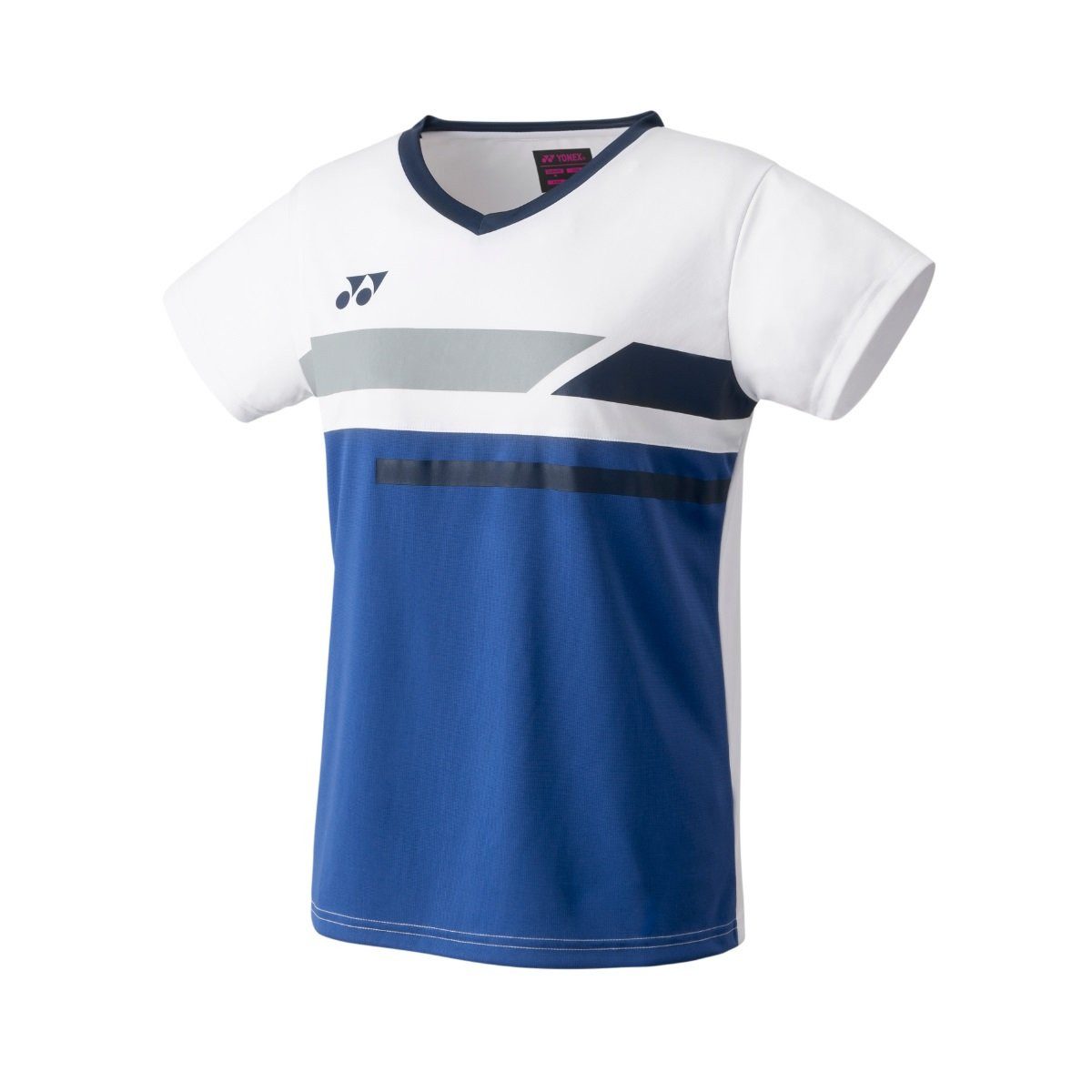 Yonex T-Shirt Crew Neck Club Team 2023 blau/weiss Damen