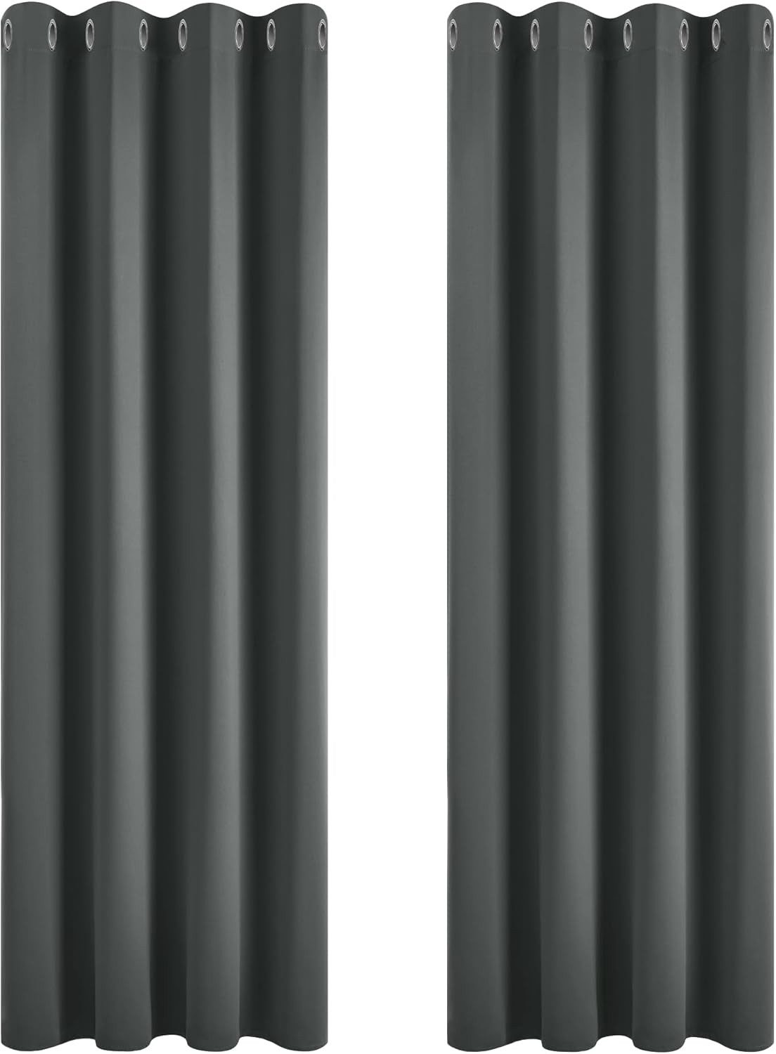 Deconovo Verdunkelungsvorhang Gardinen mit Ösen Blickdichte Vorhang Kältesc günstig online kaufen