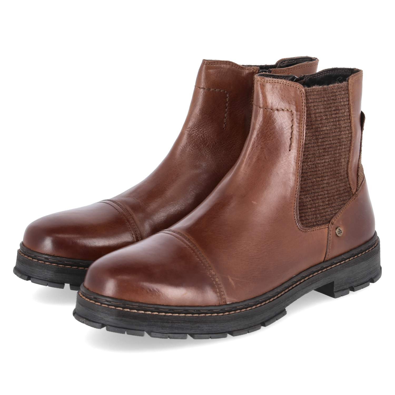 Bullboxer Bullboxer Chelsea Boots 7JM0031302-3331 SMU Herren Leder brown Schlupfstiefel