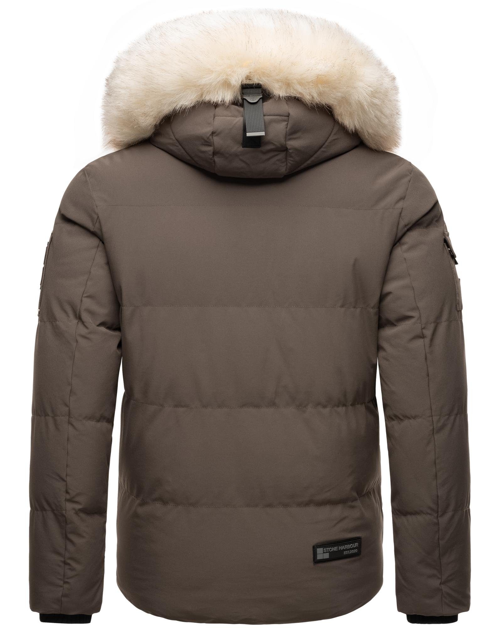 Stone Harbour Winterjacke Halvaar stylischer Winterparka mit abnehmbarer Kapuze