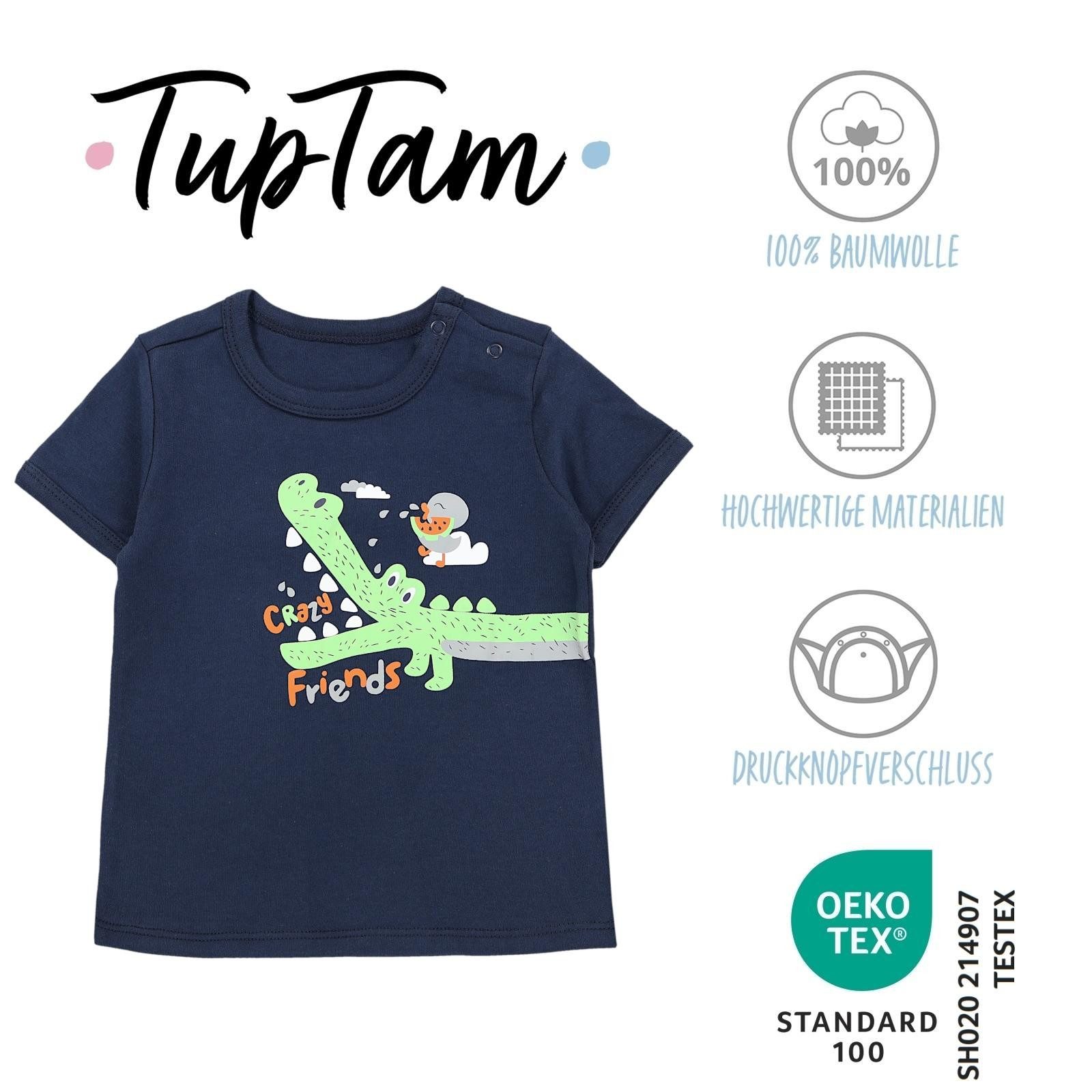 TupTam T-Shirt TupTam Baby Jungen Kurzarm T-Shirt 5er Set