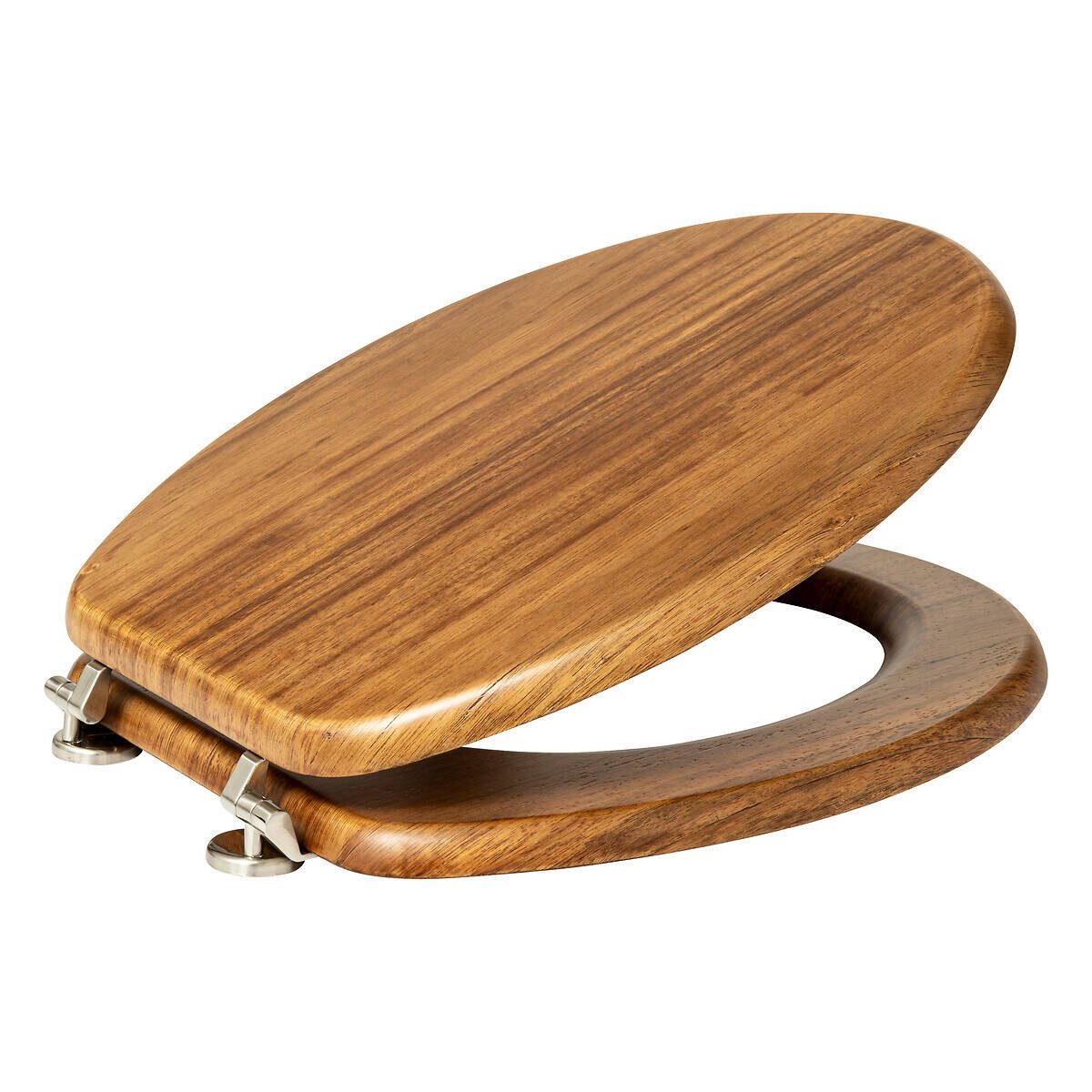 5five Simply Smart WC-Sitz Toilettensitz aus Holz ACACIA, 46,5 x 37,3 x 6,4 cm