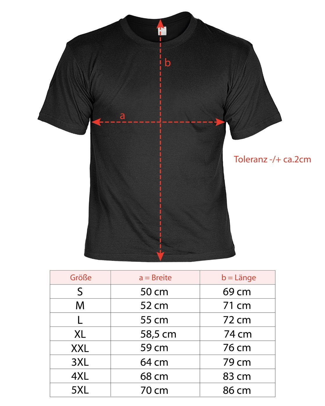 WITORU 50 Geburtstag 50 zum T-Shirt Print-Shirt Jahre (Unisex) Geburtstagsshirt