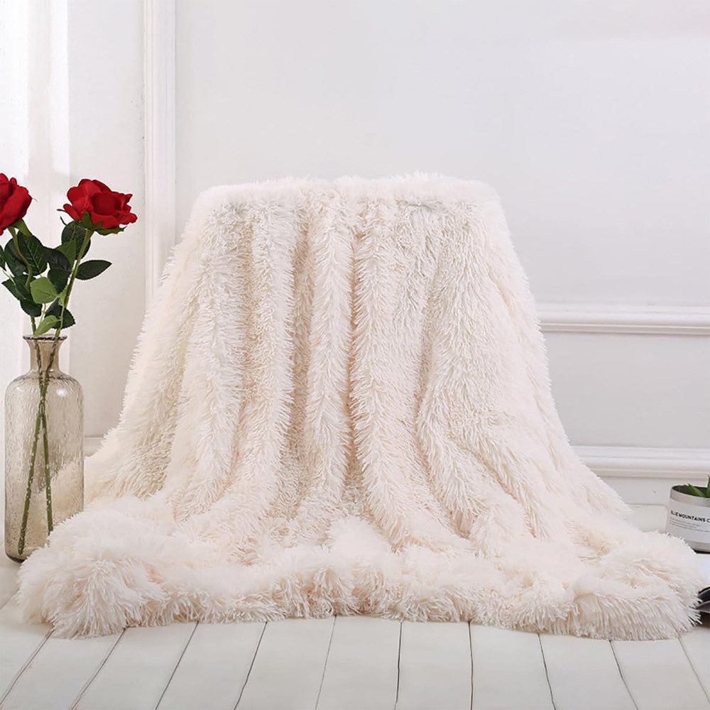 Wohndecke Kuscheldecke Flauschig,Ultraweiche Fleecedecke Leichte Warme Sofadecke, TUWENA, Wohn Kuscheldecke, Gemütliche Couchdecke, Atmungsaktiv & Pflegeleicht – Bild 2 von 5