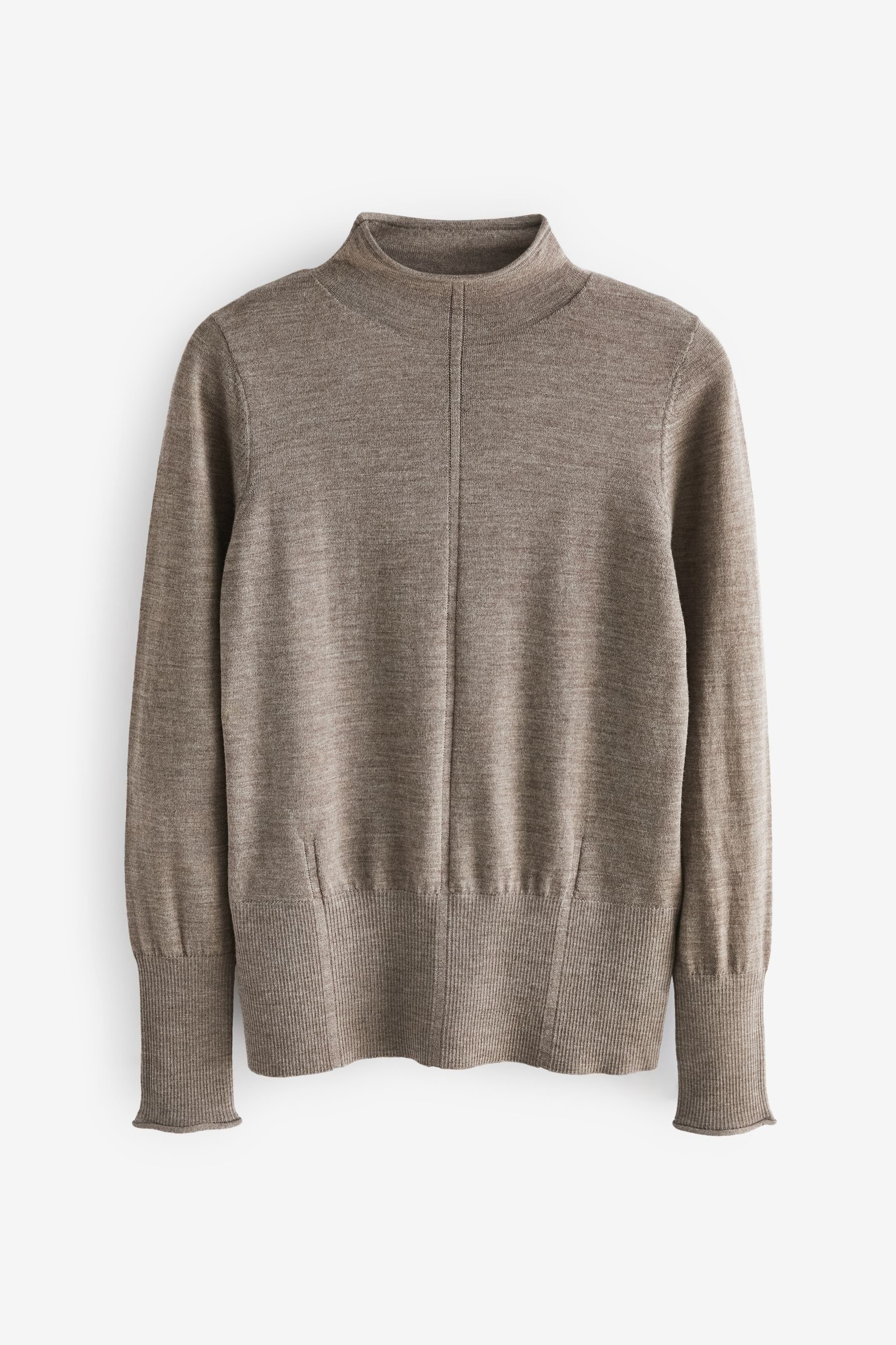 Next Rollkragenpullover Premium-Rollkragenpullover 100 % Merinowolle (1-tlg)