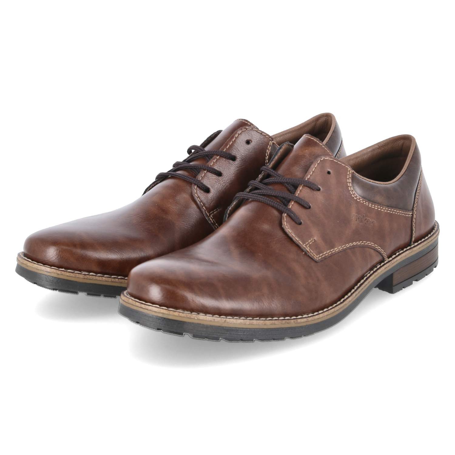 Rieker Rieker 13200-24 Herren Kunstleder braun Schnürschuh günstig online kaufen