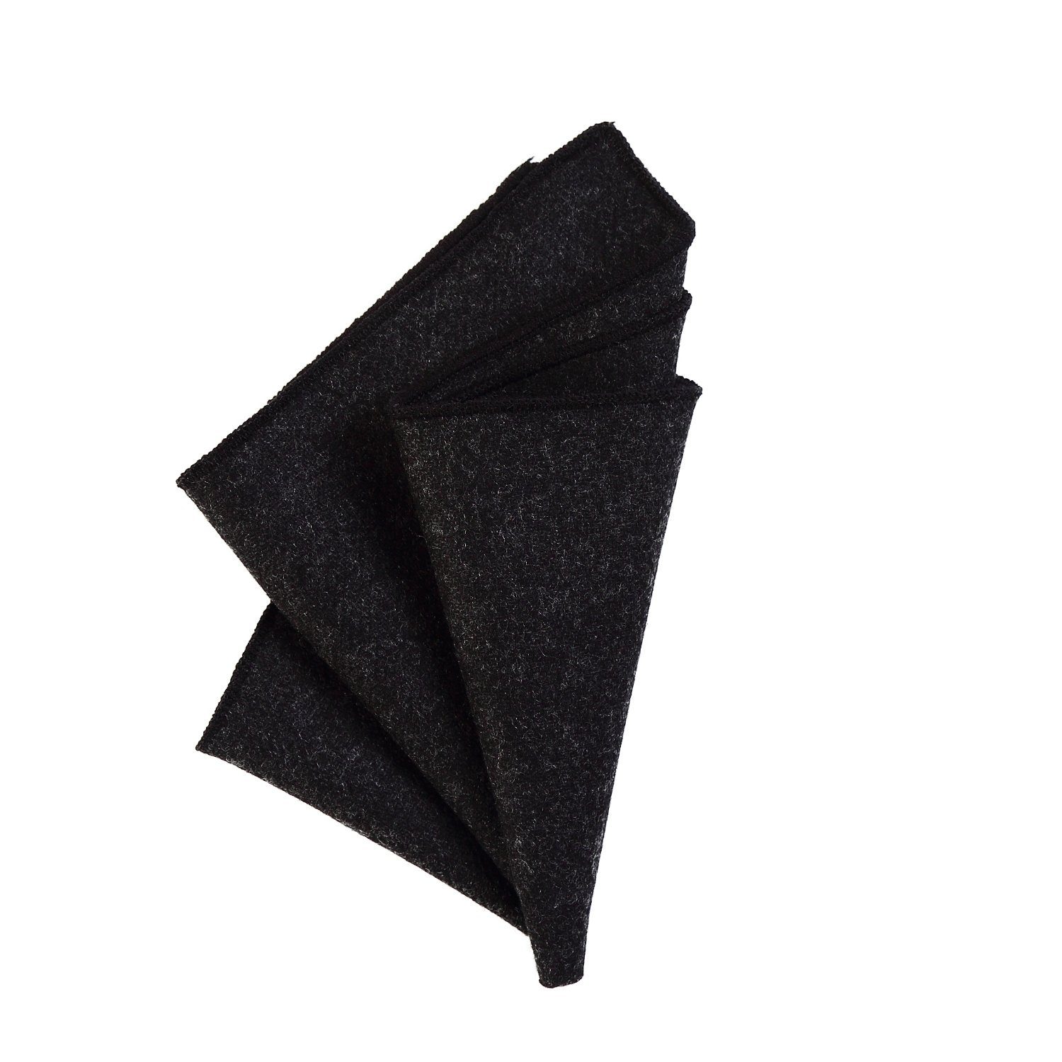 DonDon Einstecktuch DonDon Einstecktuch Tweed Style einfarbig, (Packung, 1-St), zum Falten, Tweed-Look