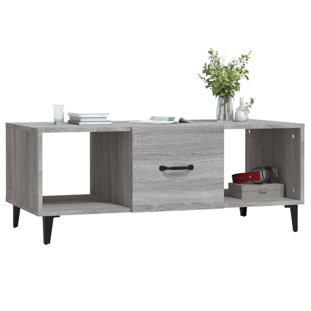 Grau (1-St) Couchtisch | Sonoma Grau Couchtisch Holzwerkstoff Grau cm Sonoma Sonoma vidaXL 102x50x40