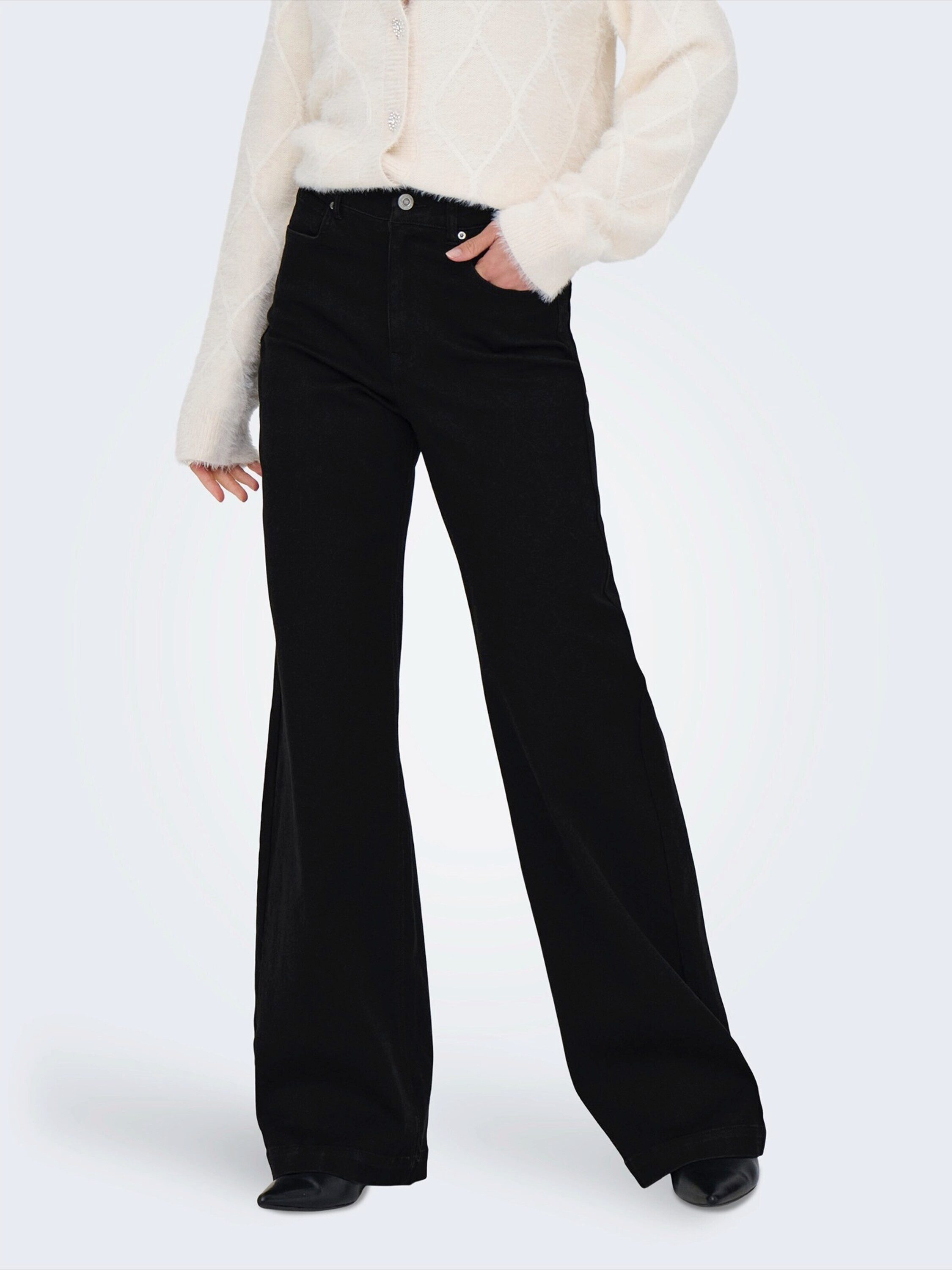 ONLY Weite Jeans ONLMadison Royal (1-tlg) Plain/ohne Details