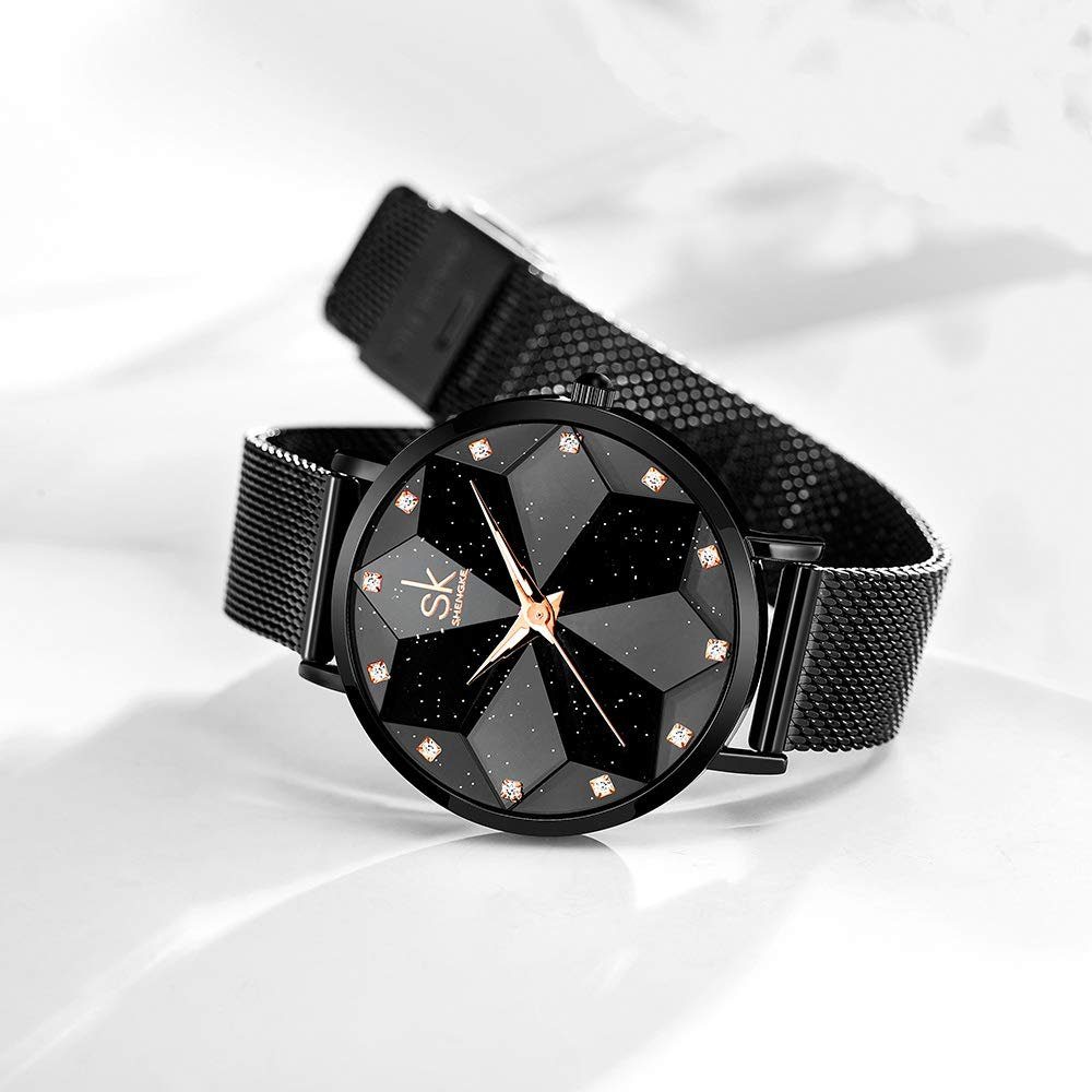 Kreative Simplicity Haiaveng Damen-Armbanduhr, Damenarmbanduhr Elegant Quarzuhr