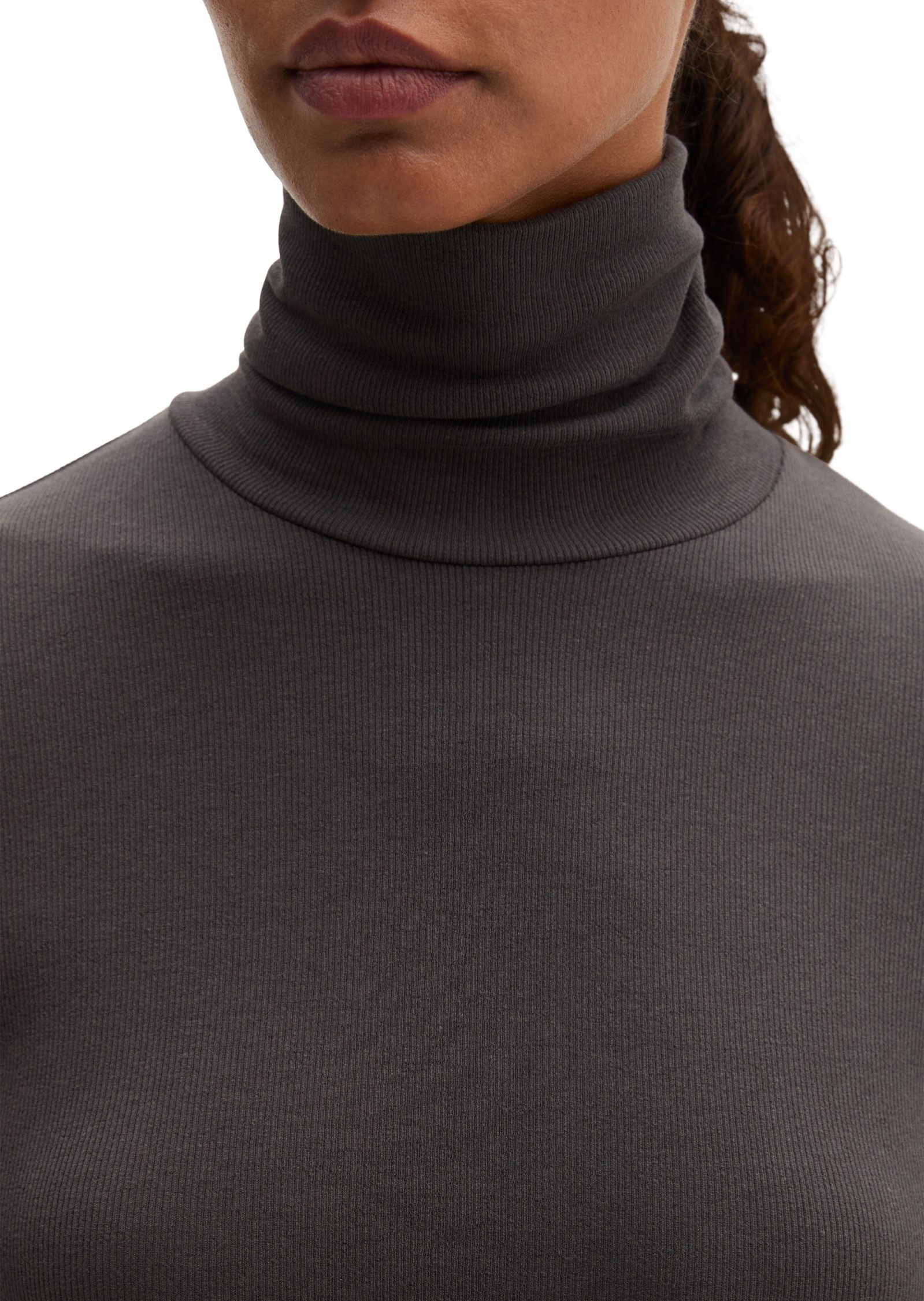 Marc O'Polo Langarmshirt aus soft geripptem Jersey – Bild 4 von 5