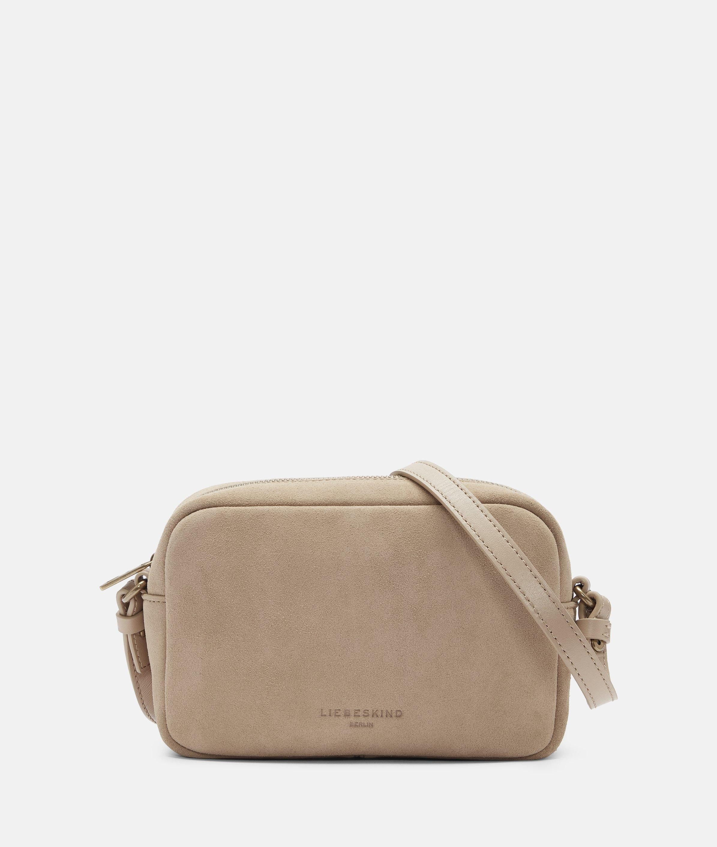 Liebeskind Berlin Umhängetasche Crossbody, Kleine Umhängetasche aus Veloursleder