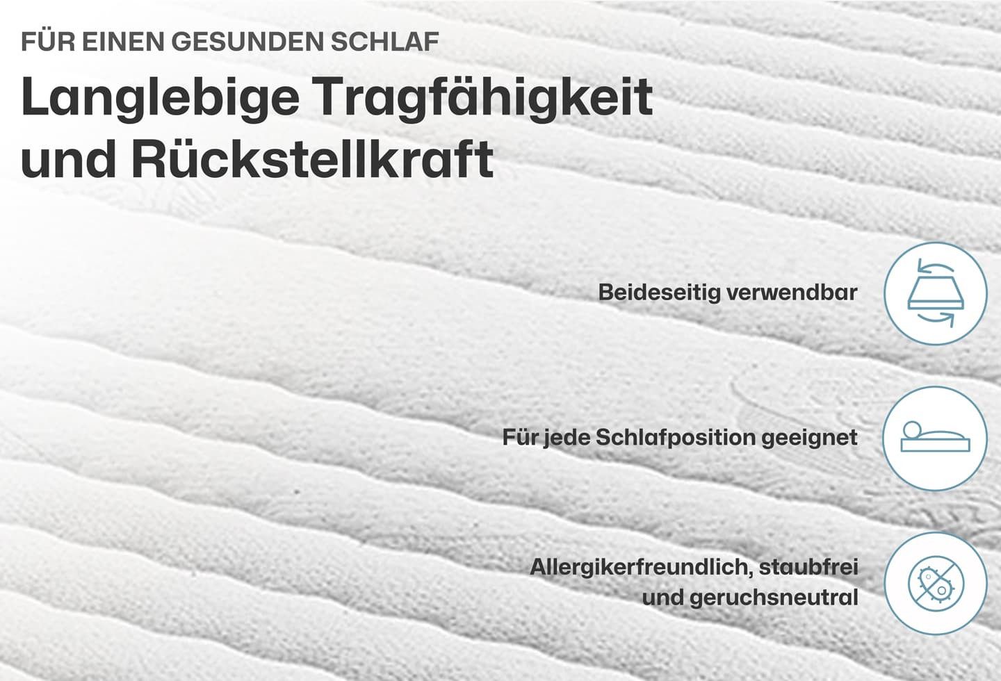 Latexmatratze Kinder- und Jugendmatratze NATURA H1/2 (RG 75)..., RAVENSBERGER Matratzen, 15 cm hoch, 100 % Naturlatex, AIRSTREAM-Belüftung, 7 Zonen, zertifiziert