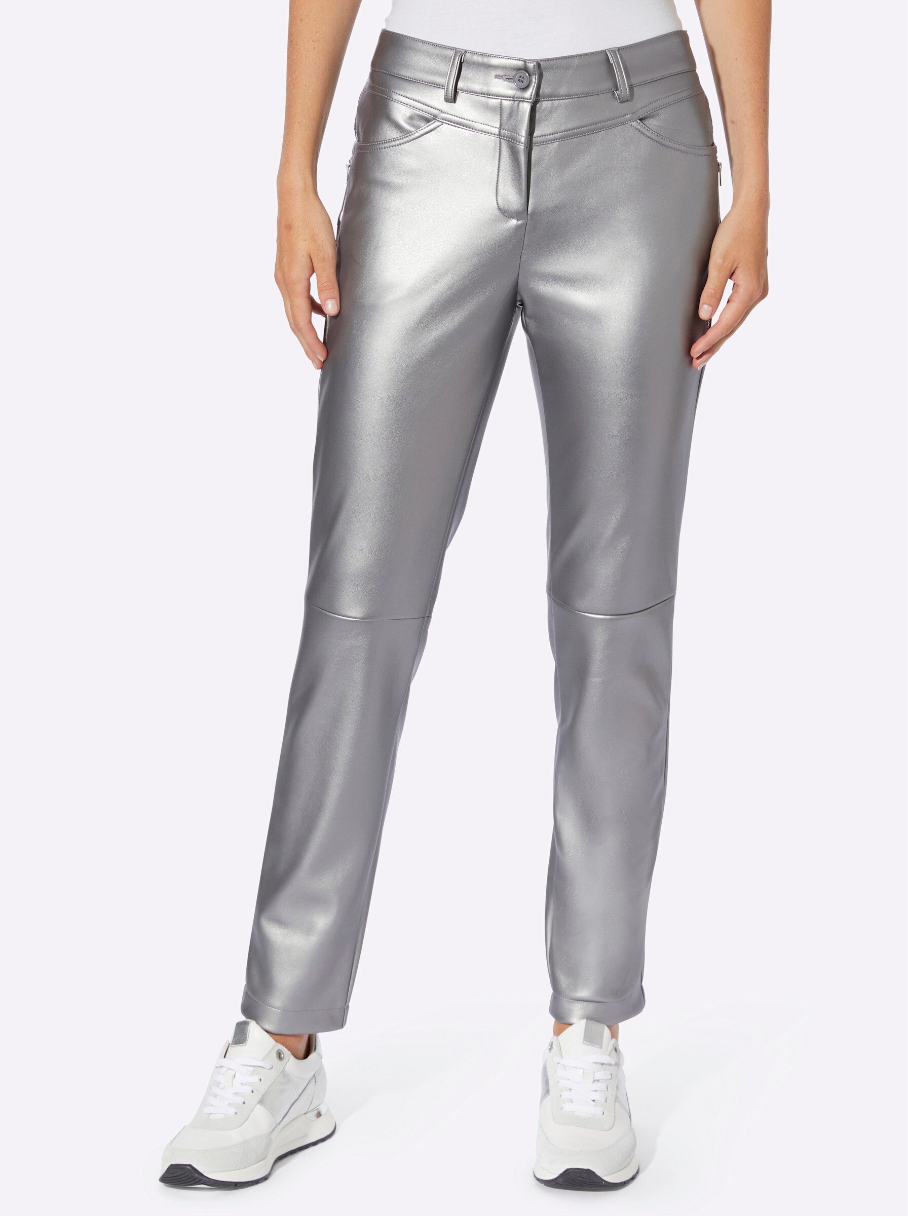 Silberne Hosen für Damen online kaufen | OTTO | Stretchhosen