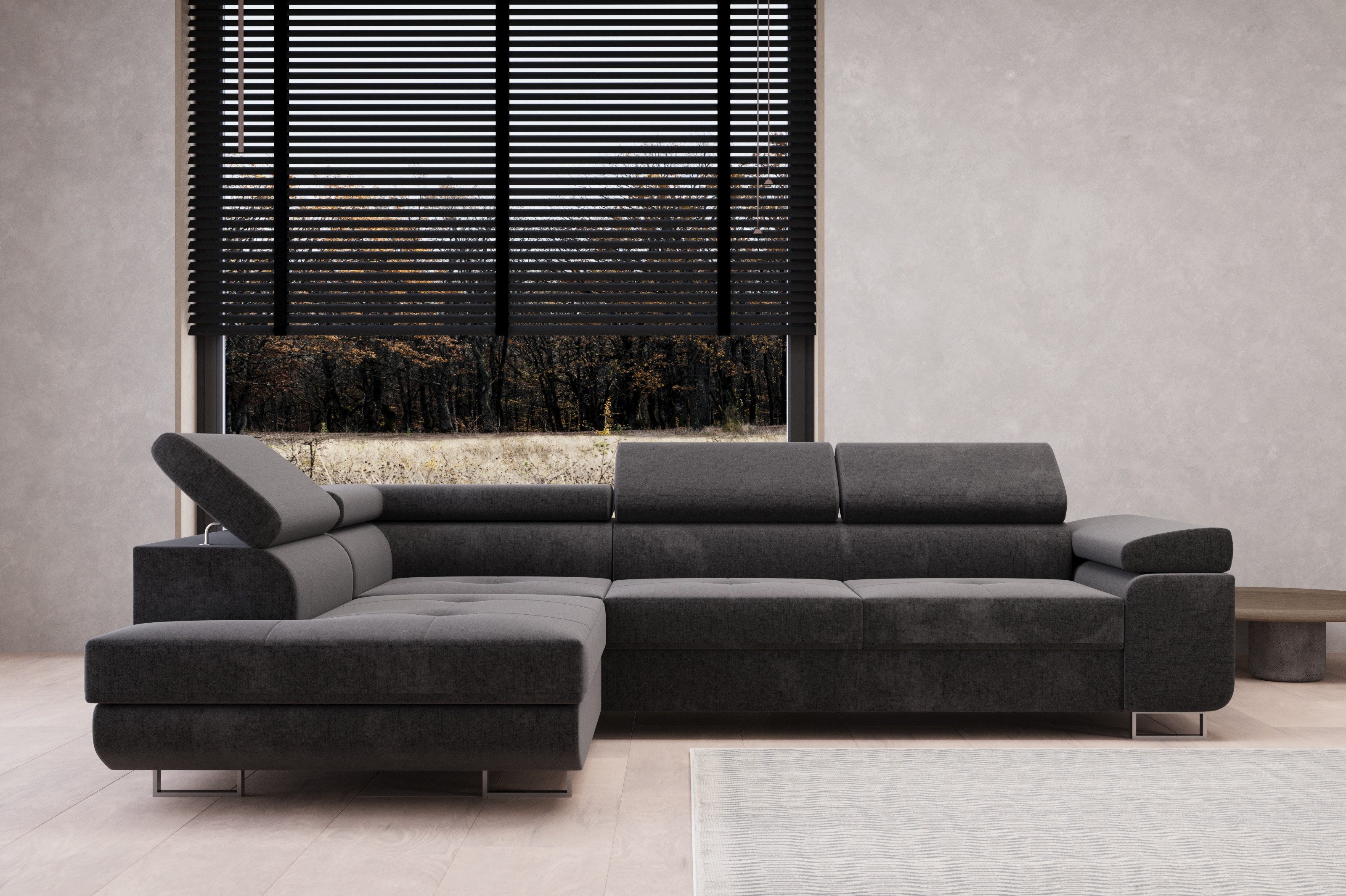 MOEBLO Ecksofa BUZZ L, mit Schlaffunktion, günstig online kaufen