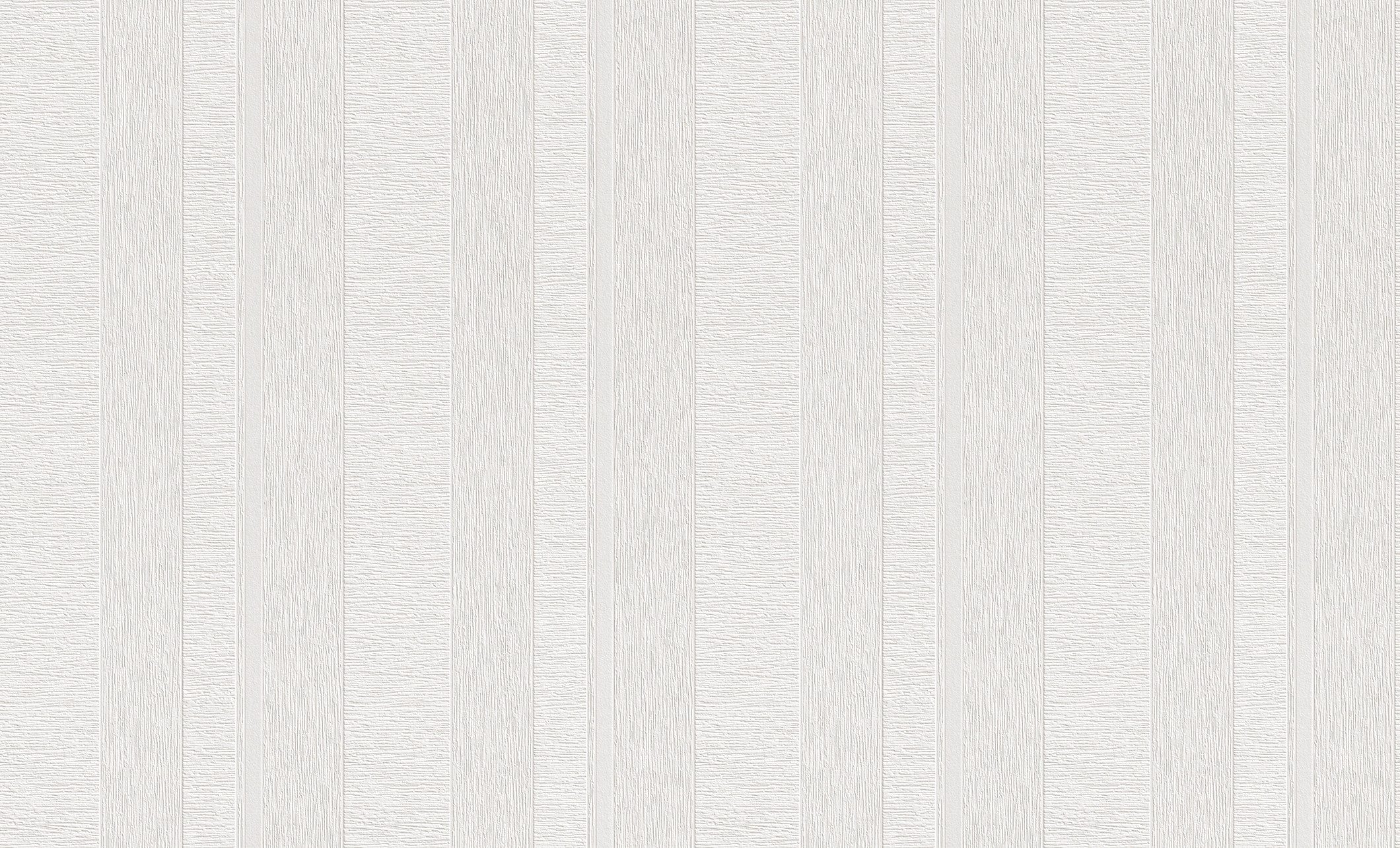 Rasch Vliestapete Überstreichbar mit Streifen und Struktur - 25,00 m x 1,06 m, aufgeschäumt, Streifen, (1 Rolle, 1 St), doppelbreit (106cm), überstreichbar