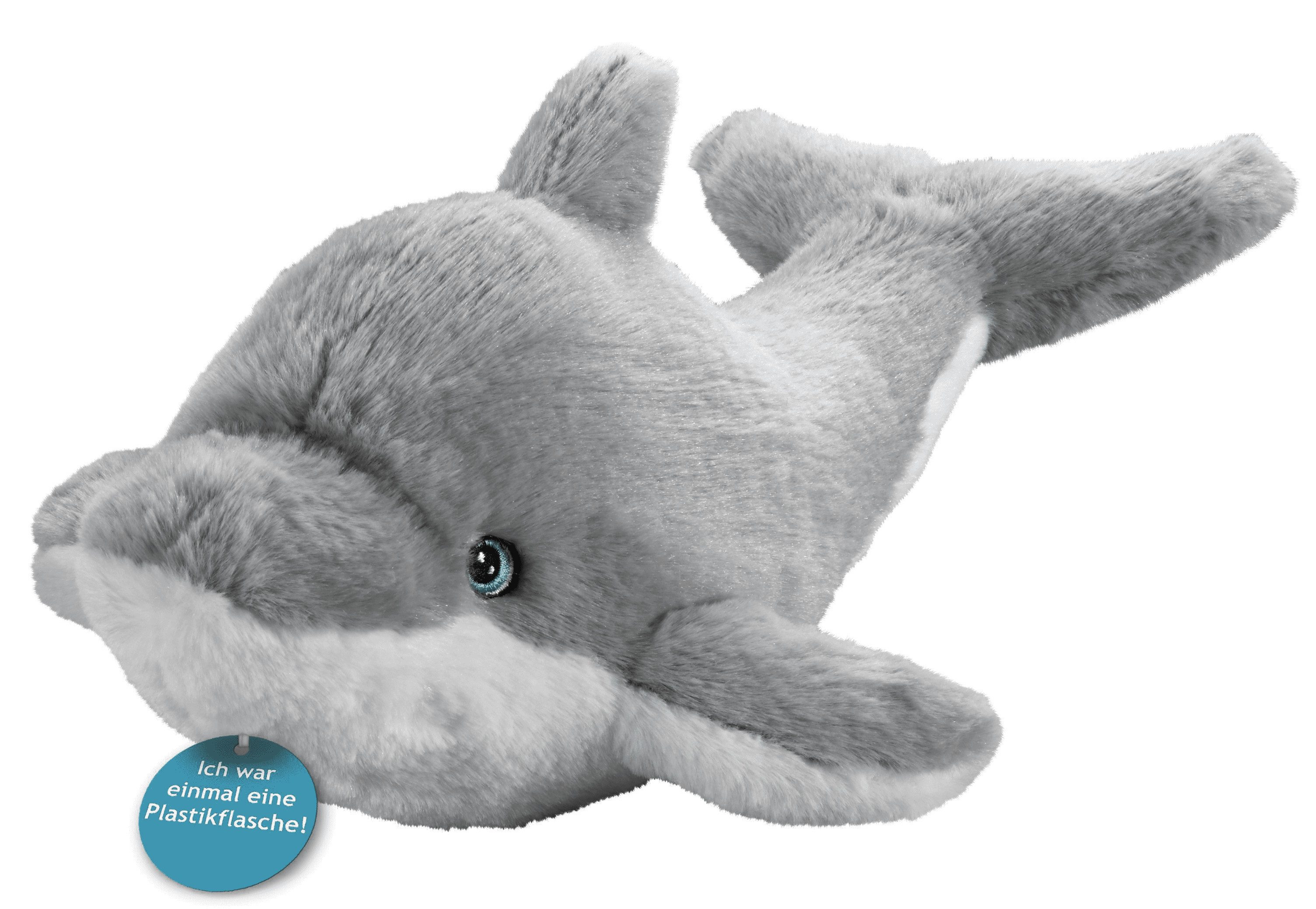 Bauer Spielwaren Kuscheltier Bauer ECO-LINE - Plüschtier Delfin (33cm)