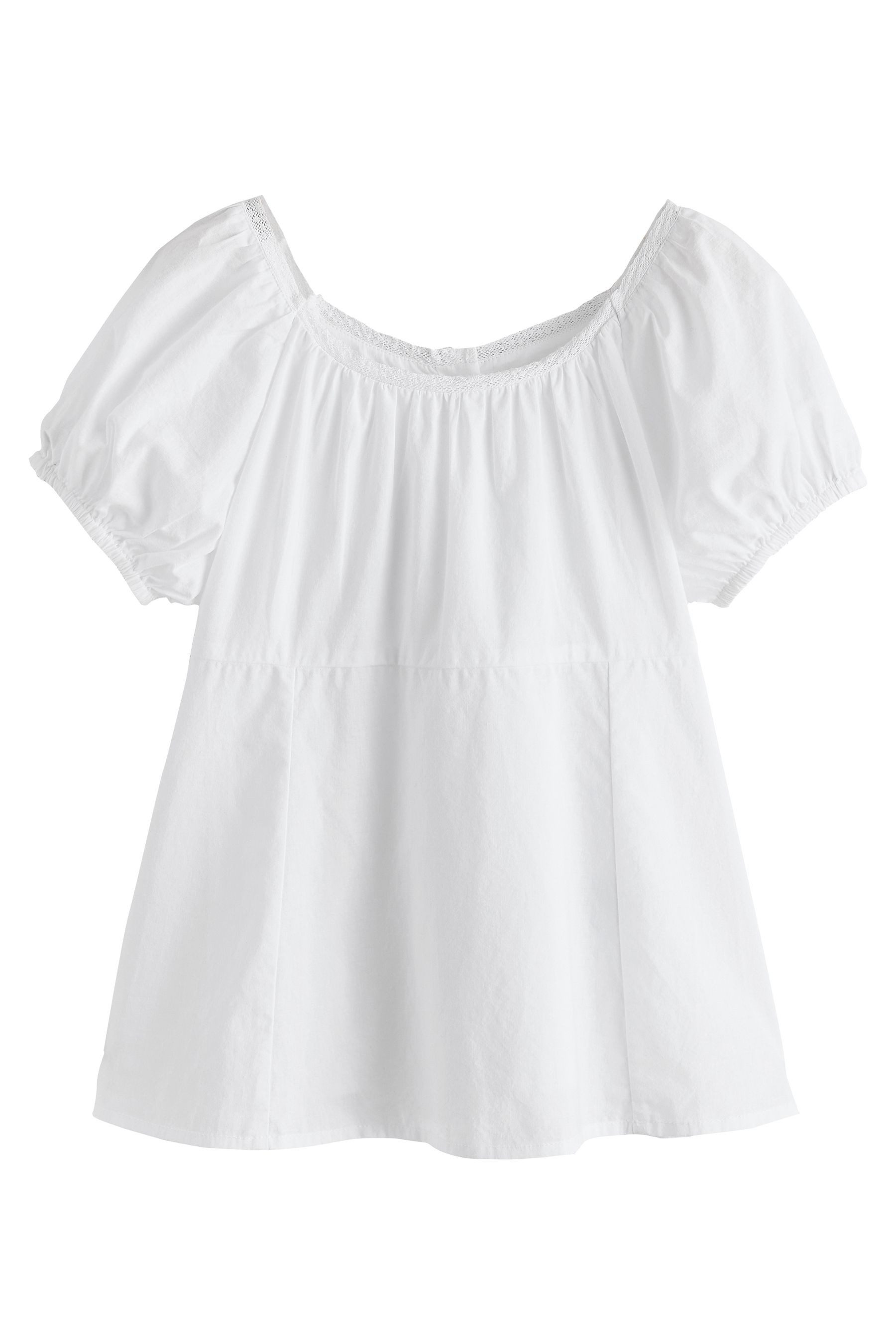 Next Kurzarmbluse Kurzärmlige Bluse (1-tlg)