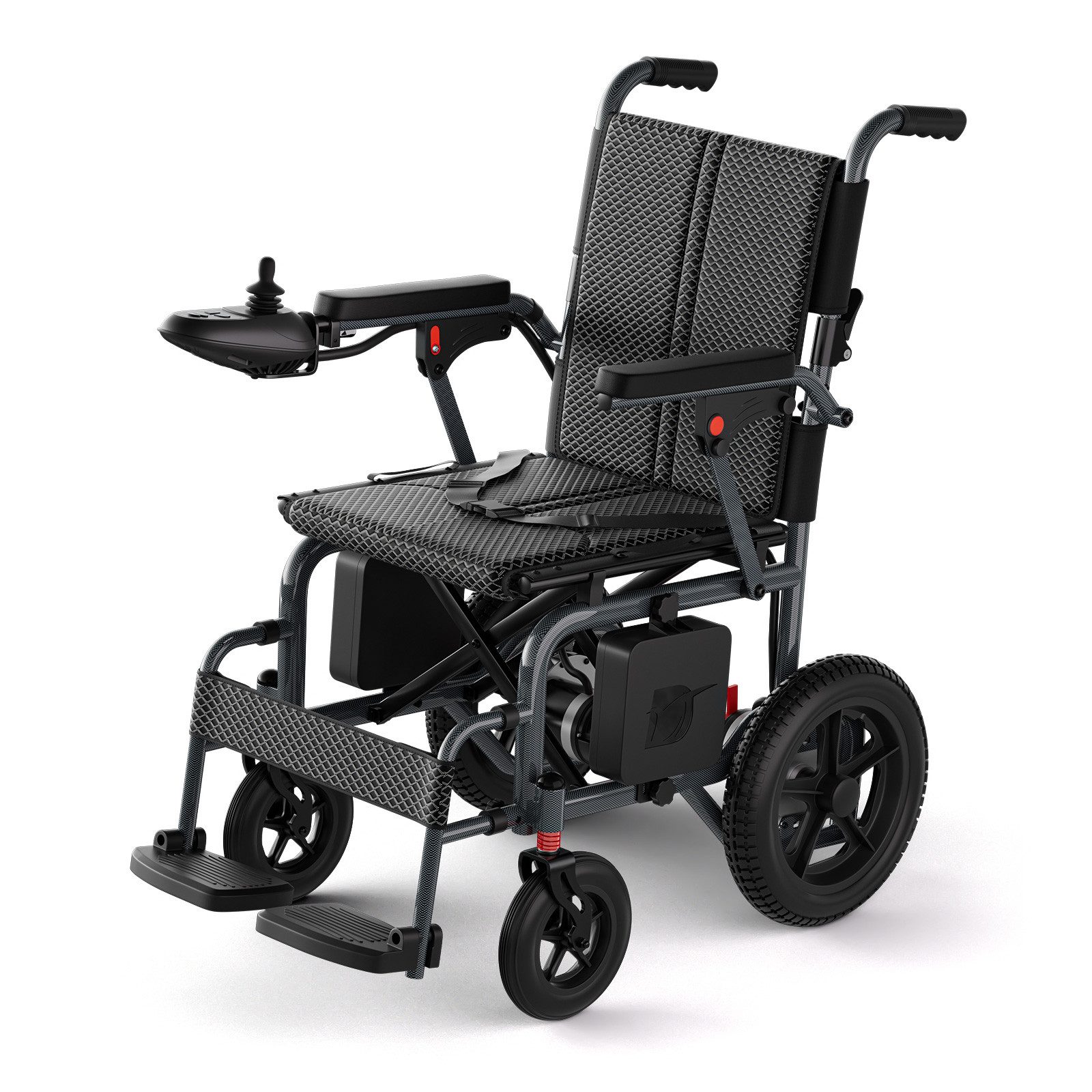 Vankel Elektrorollstuhl Elektrisch Faltbar, seniorenmobil Leicht bis 150KG, Faltbar, 25 km, 2x180W, 6,00 km/h E-Rollstuhl