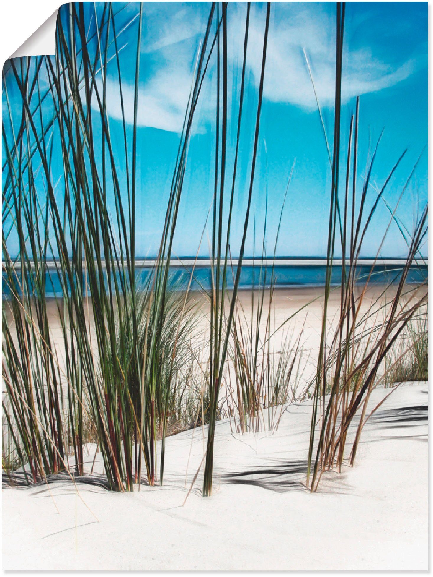 Artland Wandbild Spiekeroog, Strand (1 Leinwandbild, Größen oder Wandaufkleber als versch. St), Poster in