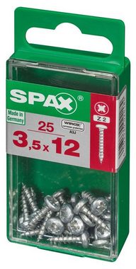 SPAX Holzbauschraube Spax Universalschrauben 3.5 x 12 mm TX 20 Rundkopf