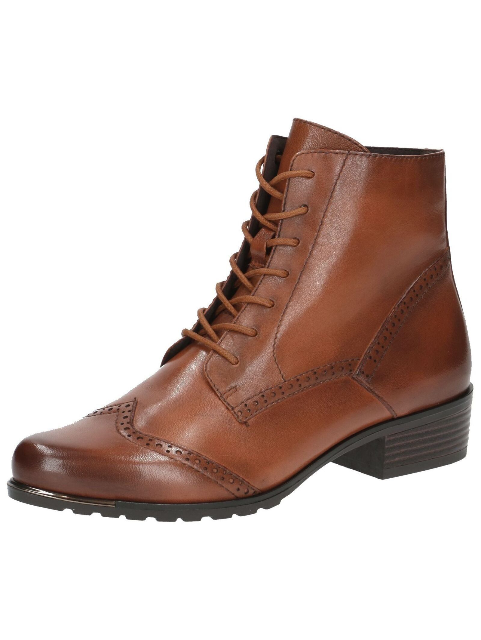 Stiefelette Nappaleder . Schnürstiefelette