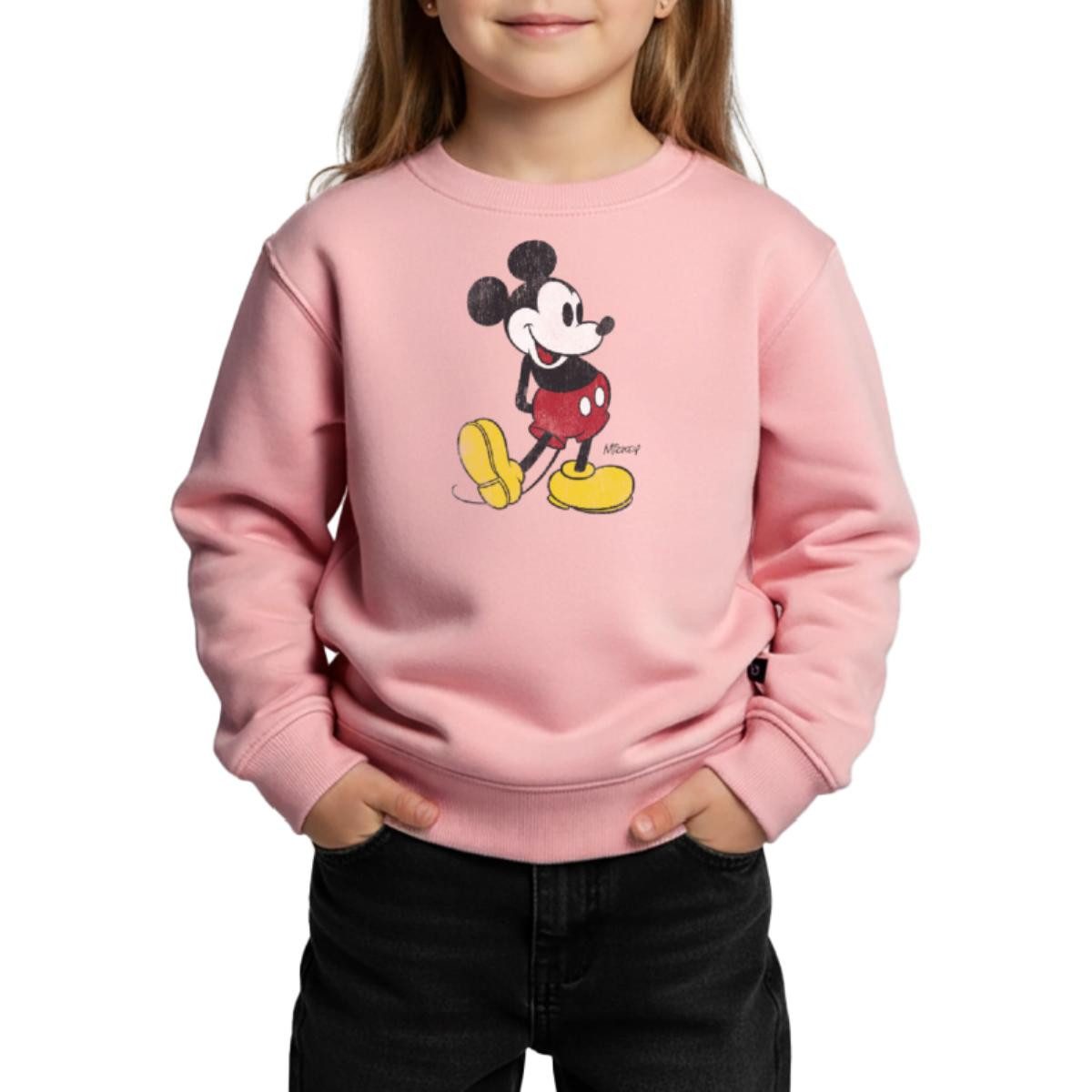 Sweatshirt Mickey & Minnie Klassisch Kinder Premium Pullover