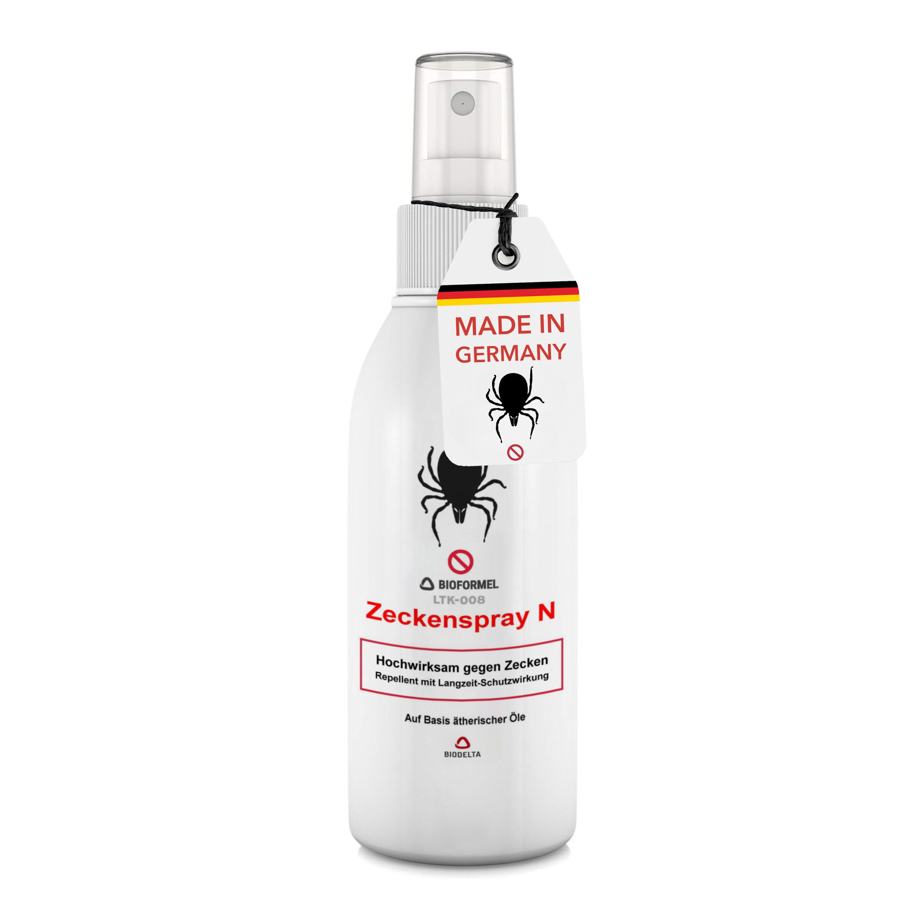 LTK-008 Biodelta Zeckenschutzmittel Zeckenspray N, 0.2 l, Sprühflasche, 200 ml