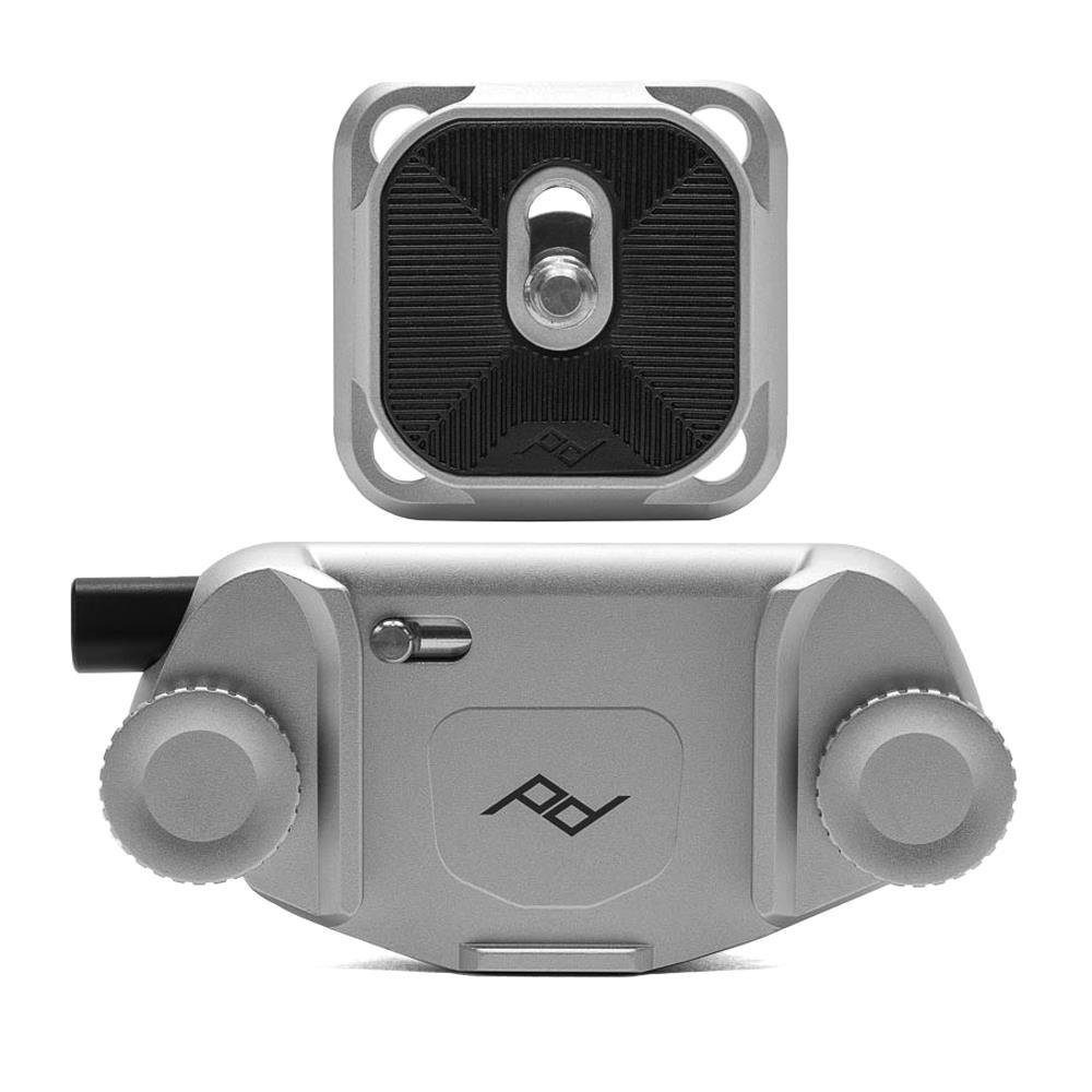Tragegurt Capture Clip v3 Clip mit ARCA Wechselplatte silber