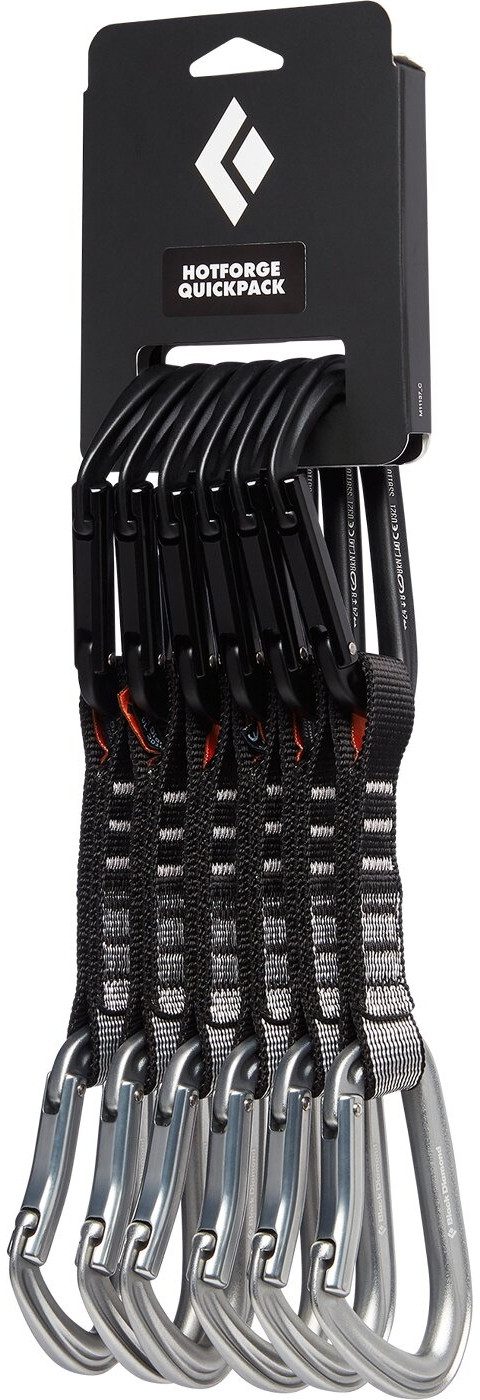 Black Diamond Karabiner HOTFORGE QUICKPACK 12 CM Light Gray