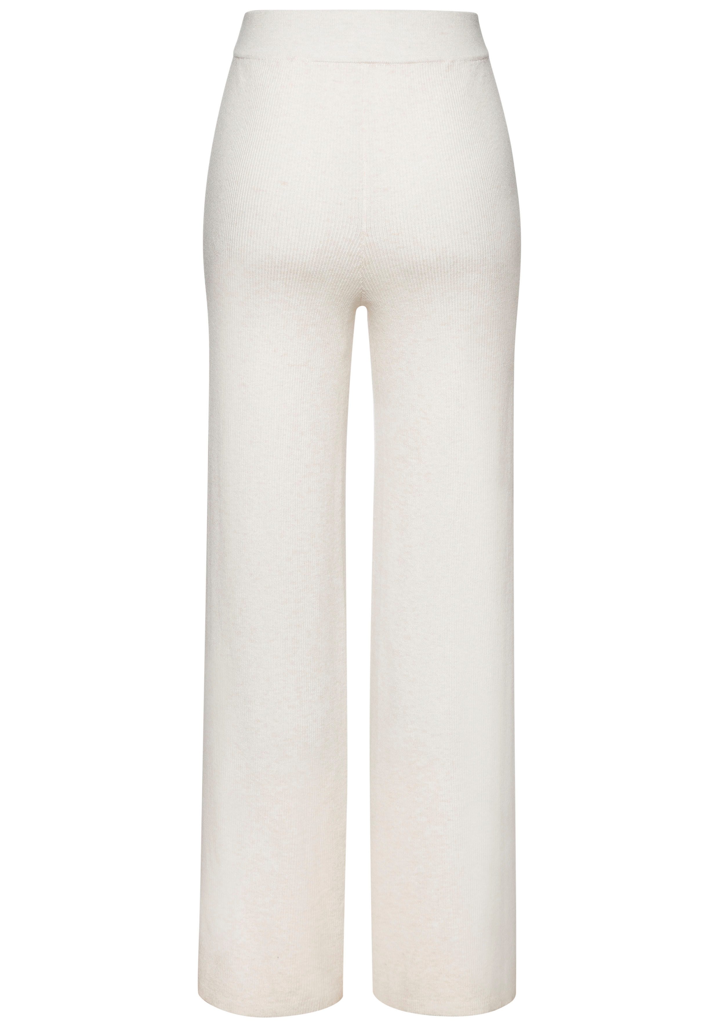 Copenhagen Studios Strickhose aus hochwertigem Rippstrick, Loungewear