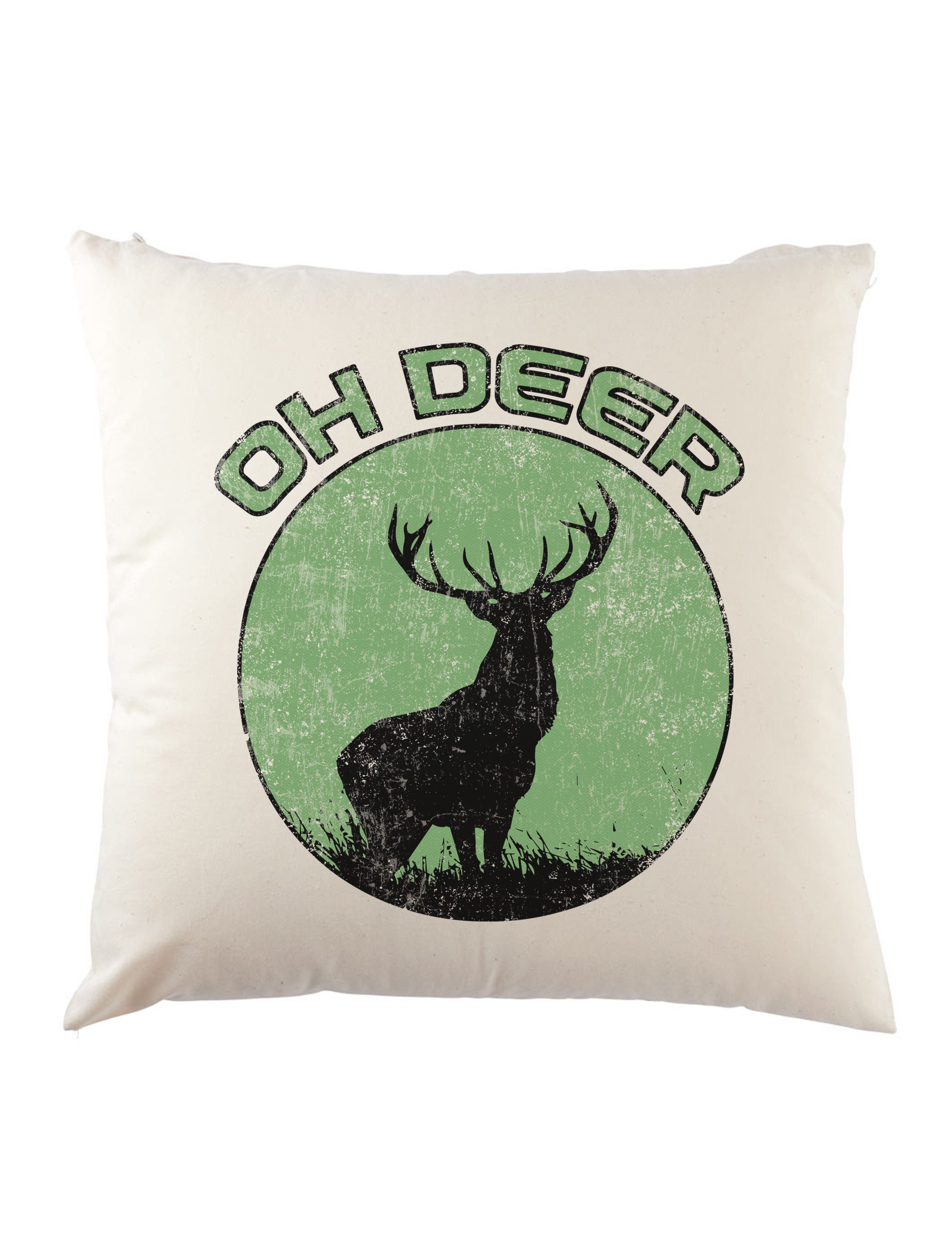 Urban Backwoods Dekokissen Oh Deer Dekokissen Dear Hirsch Reh Jagd Jäger Bär Geweih Deer Bear Fun, Hunt Antlers Hunter Sport