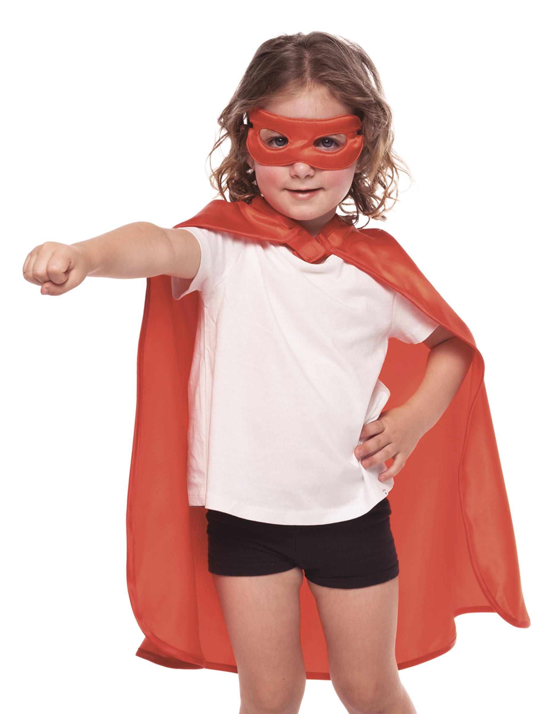 Rubie´s Kostüm Superhelden Umhang und Maske Set für Kinder rot