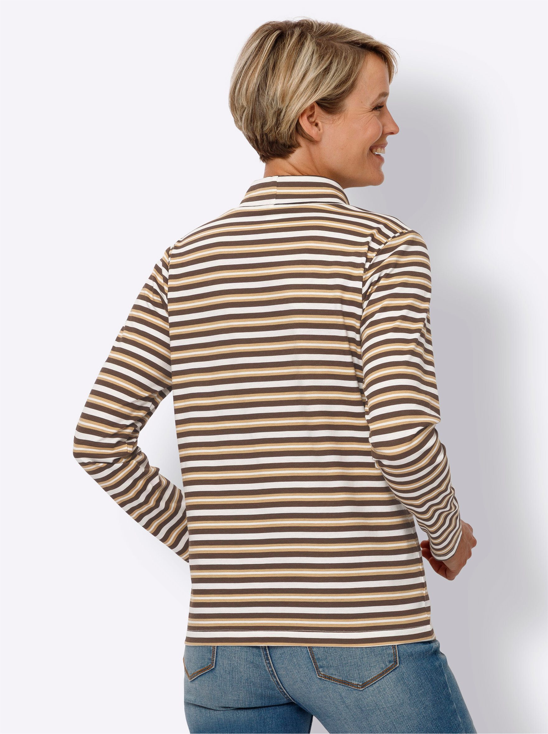 Sieh an! T-Shirt Rollkragenshirt günstig online kaufen