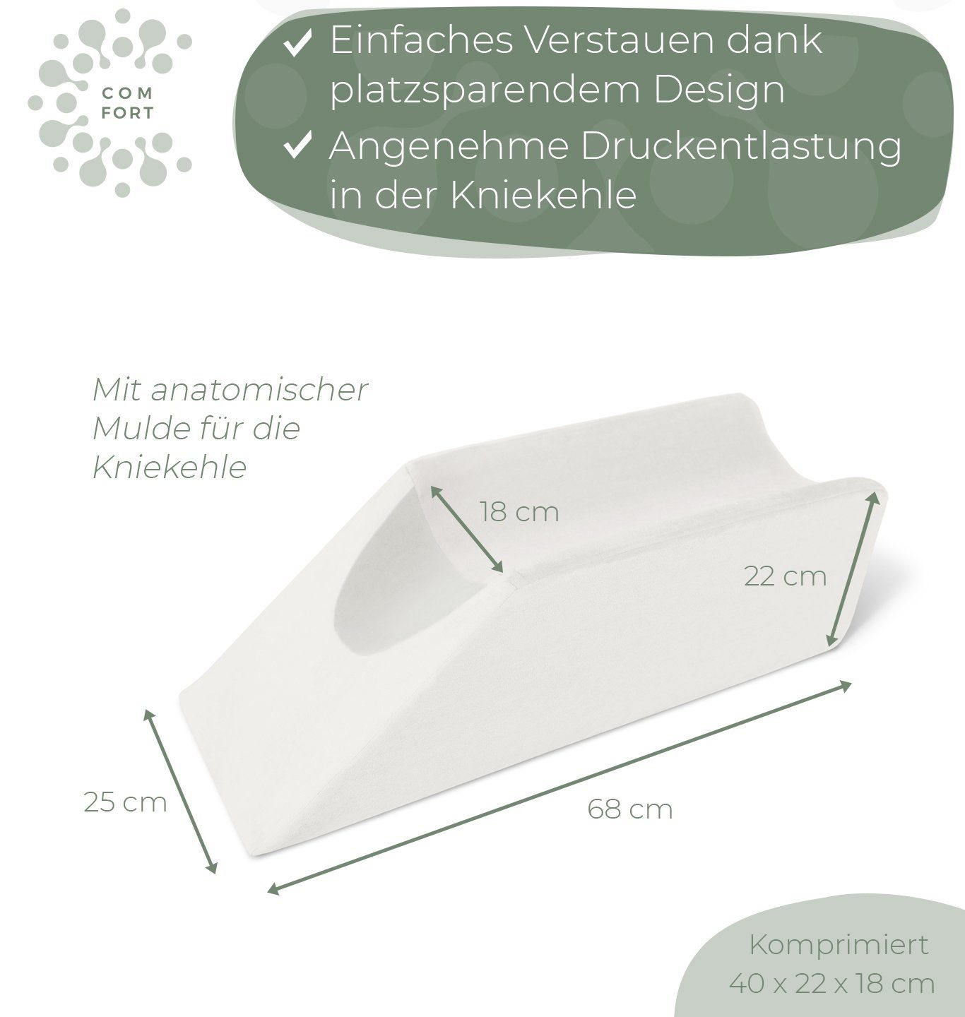Dittmann - Venenkissen Lagerungshilfe Schwangerschaft Beinkissen Beine - VKK308