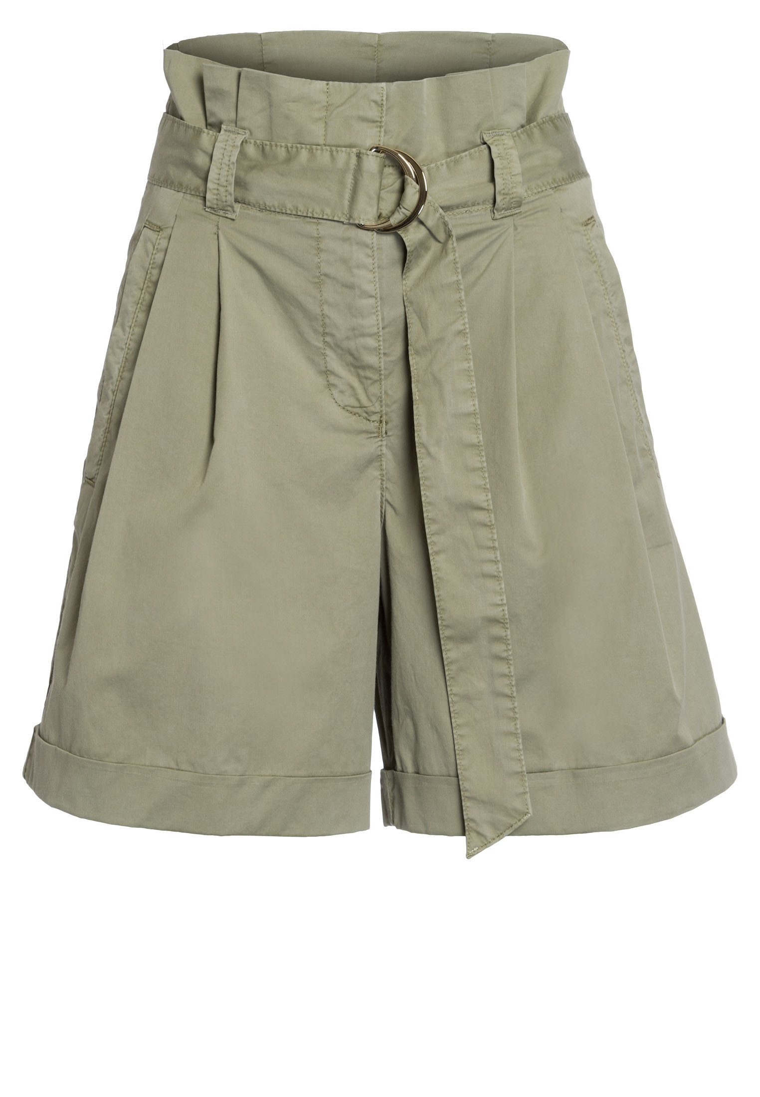 MARC AUREL Shorts aus schimmerndem Feintwill günstig online kaufen