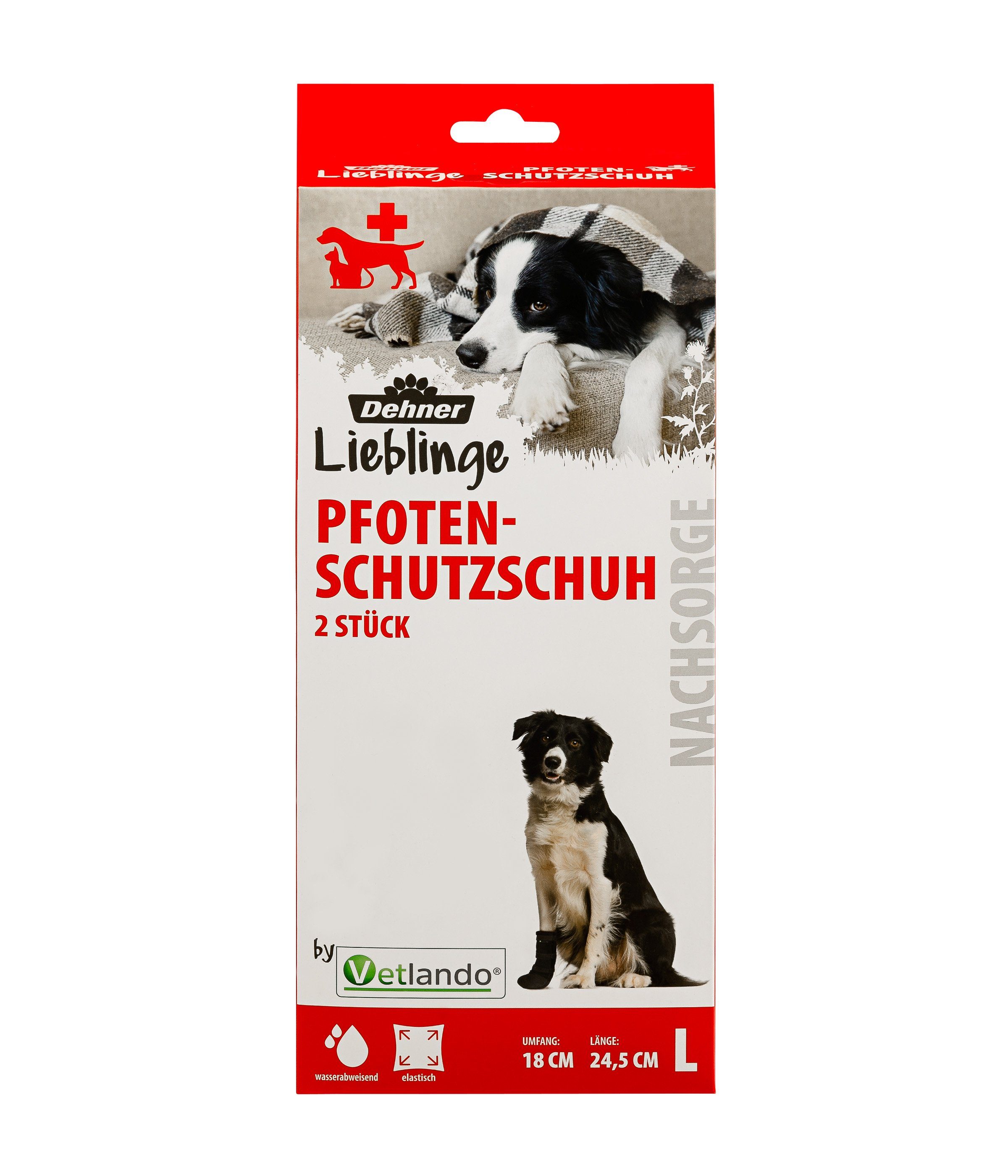 Dehner Hunde-Geschirr Pfotenschutzschuhe Neopren, versch. Größen, Neopren, Material aus Neopren/Vinyl