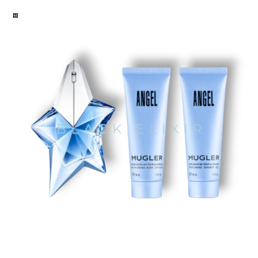 Thierry Mugler Duft-Set Mugler Angel Парфюмы Set 25 ml + BL 50 ml + SG 50 ml
