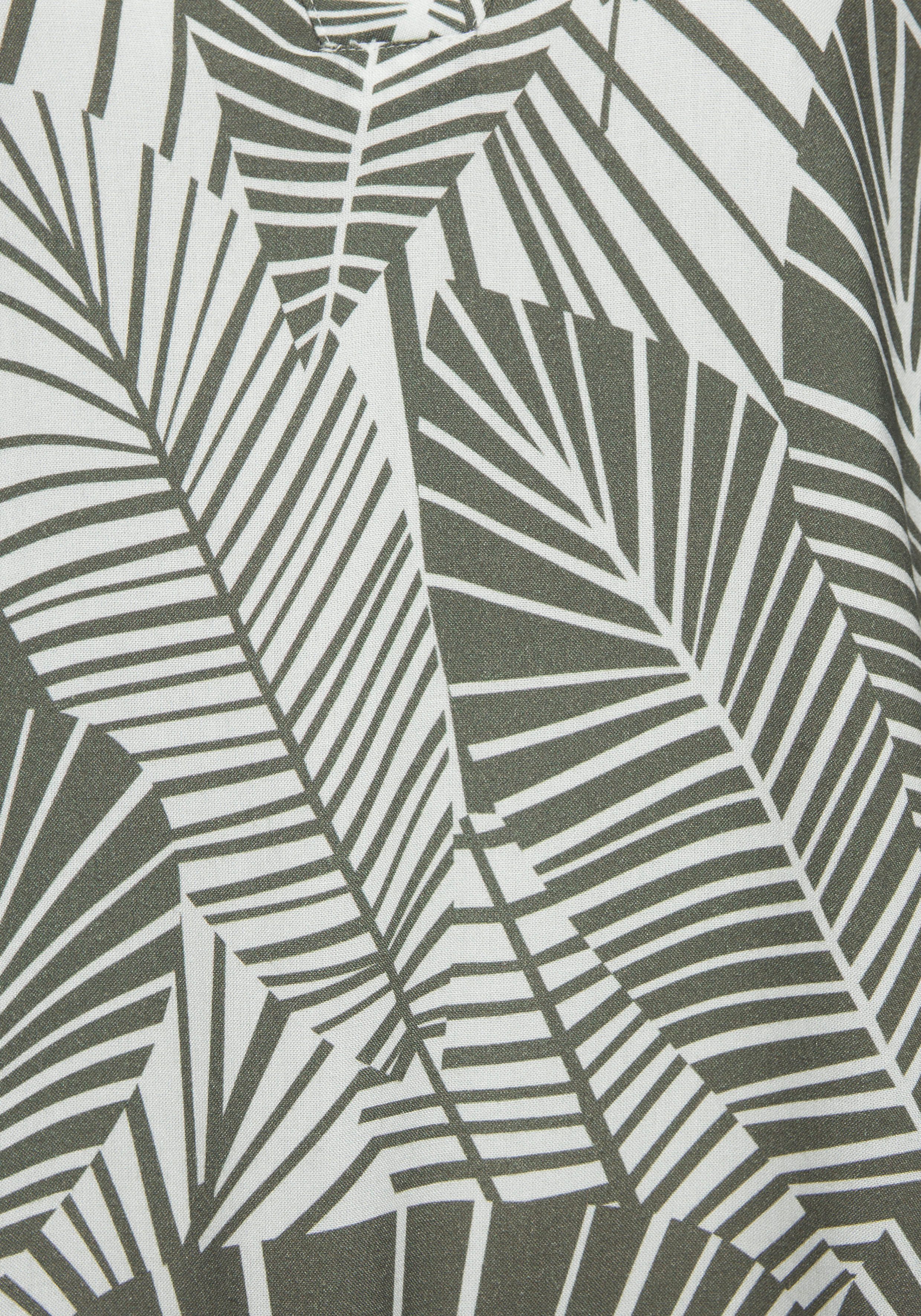 s.Oliver Blusenkleid mit Blätterdruck