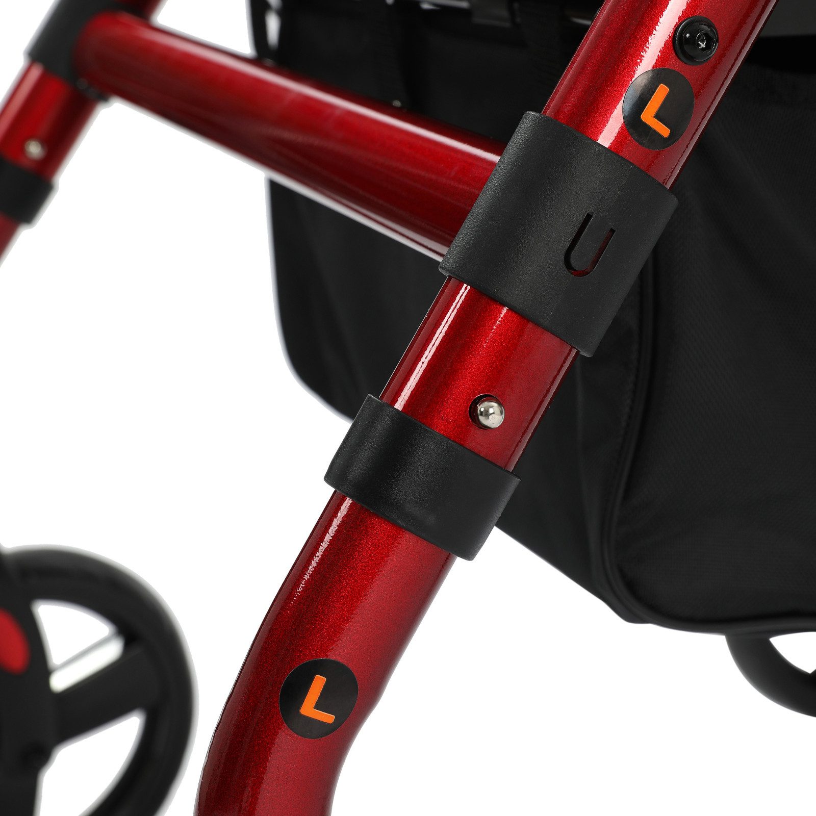 smartEC Rollator maxErgo Rollator Gehhilfe Outdoor Indoor zugelassen als Medizinprodukt