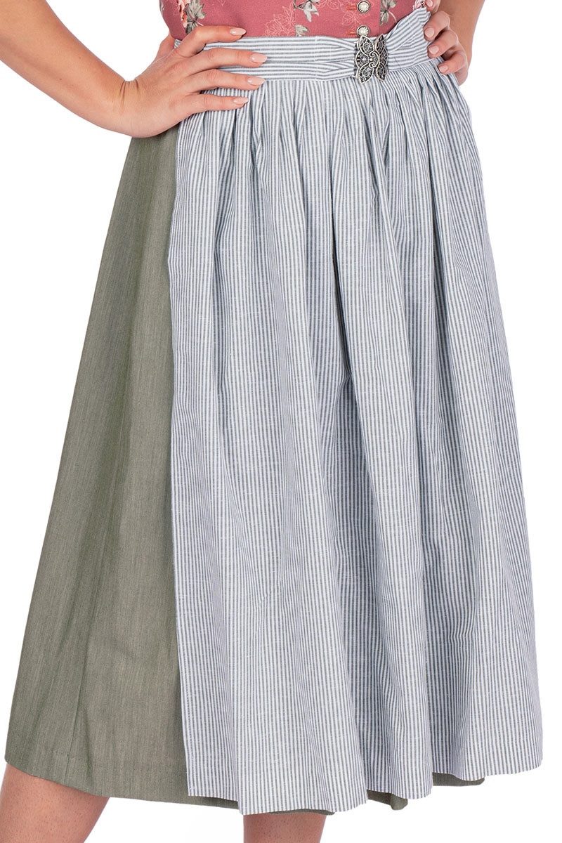 Berwin & Wolff Dirndl Midi Dirndl 2tlg. - HANJA - mauve/geblümt/oliv