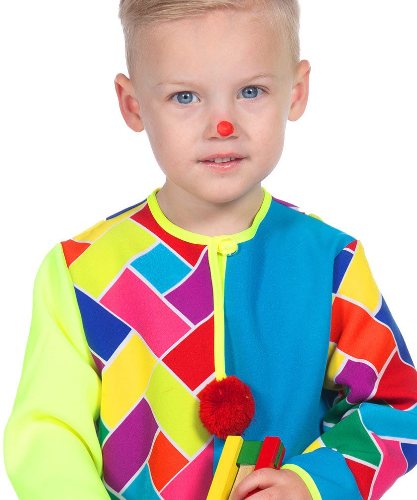 Karneval-Klamotten Clown-Kostüm Kleinkinder Baby kariertes buntes Clownkostüm, Clown Kostüm Narre Pierrot Harlekin Junge Mädchen Kostüm Karneval