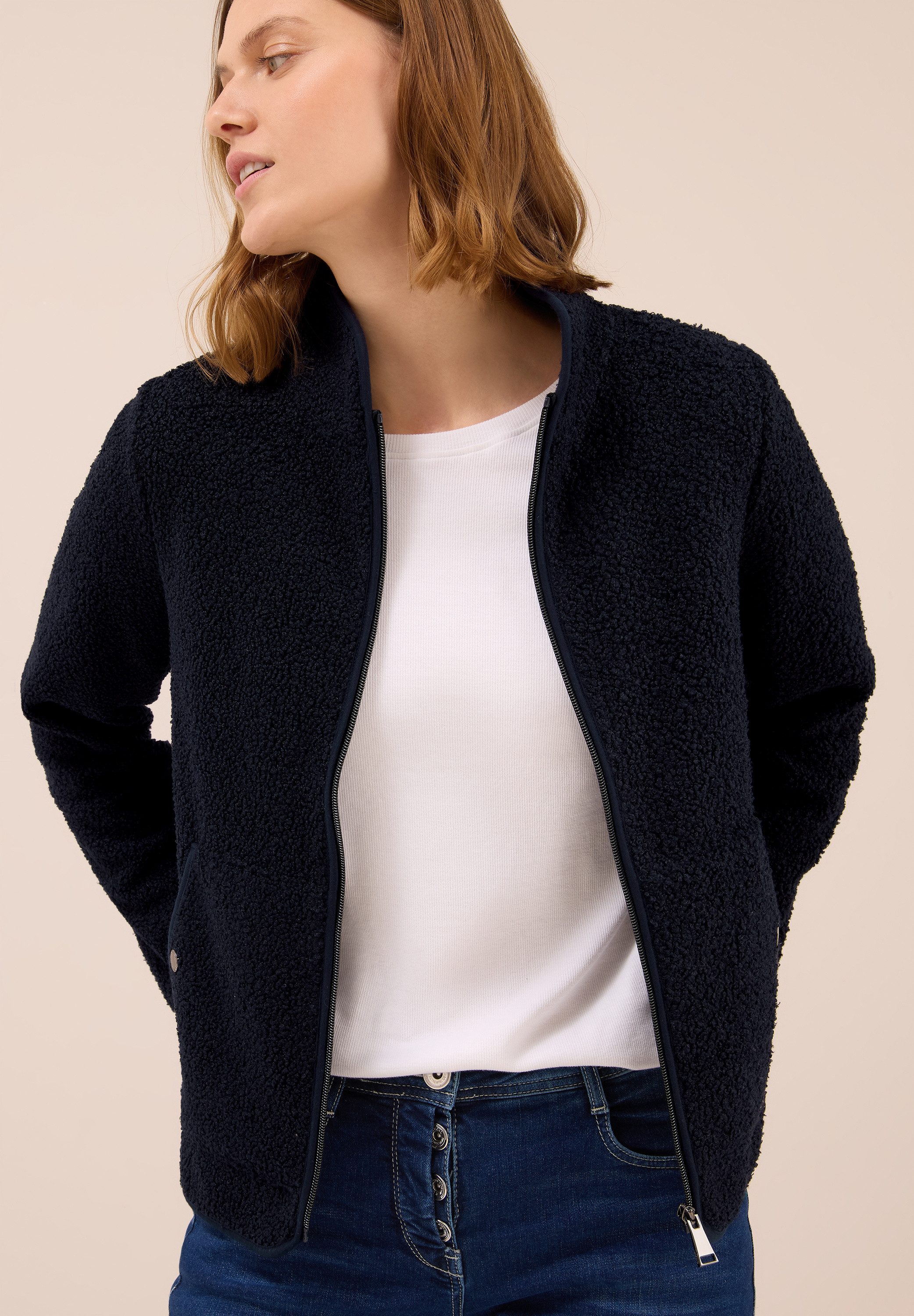 CECIL Sweatjacke mit Stehkragen günstig online kaufen