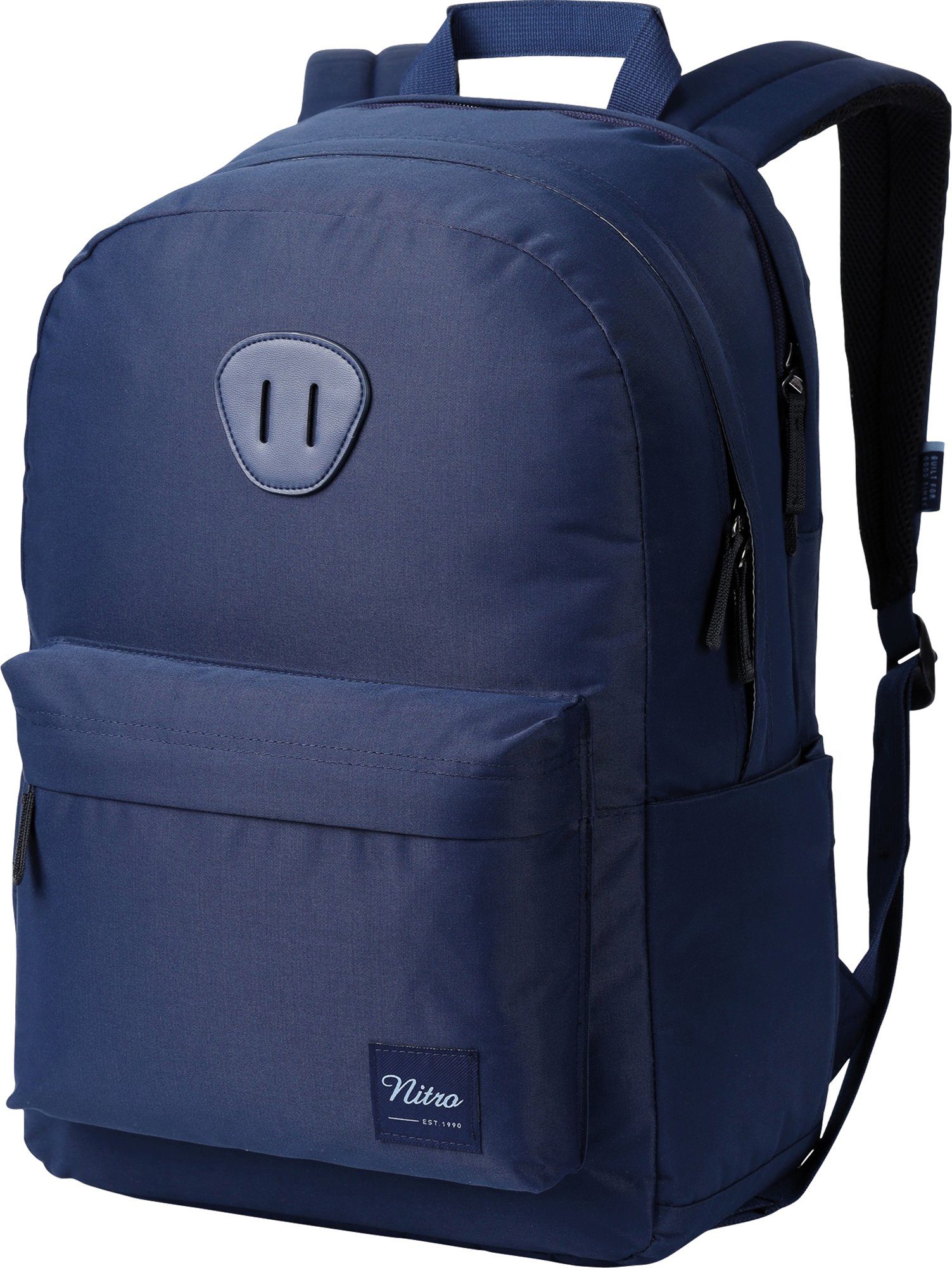 NITRO Freizeitrucksack Urban im Schulrucksack Alltagsrucksack, Retro-Look, sky Plus, night Streetpack Daypack