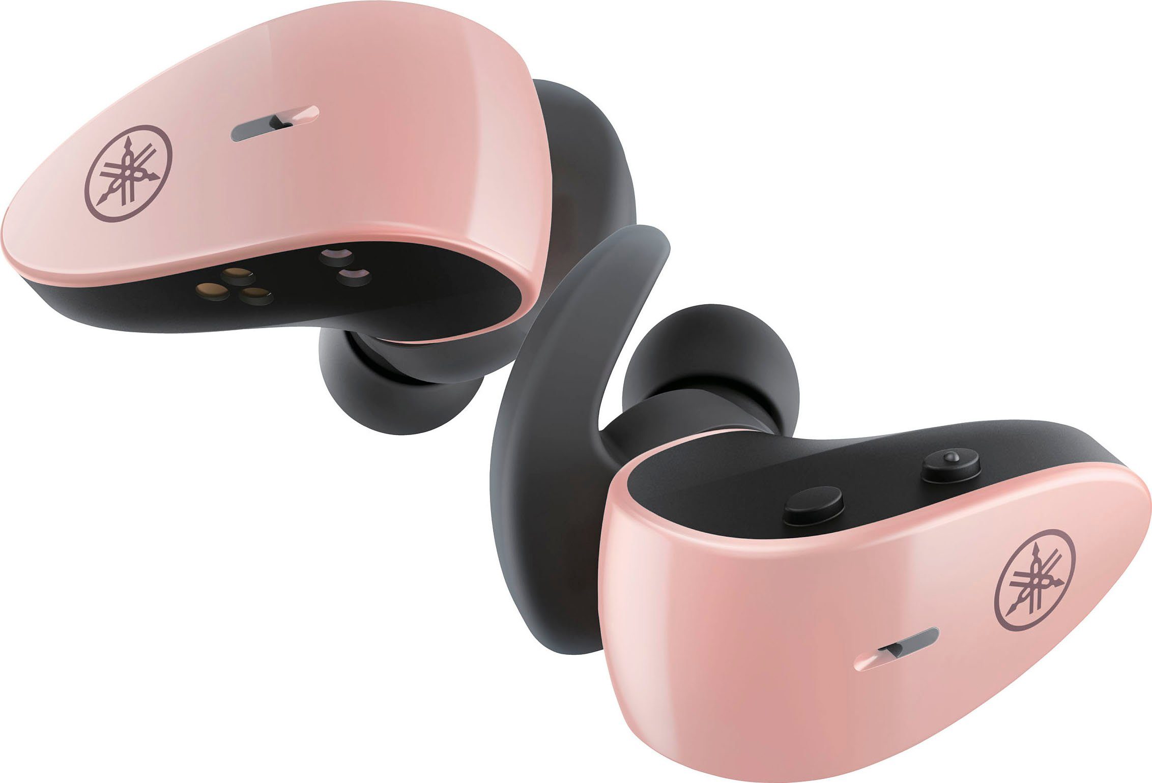 Bluetooth) Assistant, In-Ear-Kopfhörer True Wireless, Yamaha und Sprachsteuerung, TW-ES5A für Pink Siri, Musik, integrierte Google (Freisprechfunktion, Steuerung Anrufe