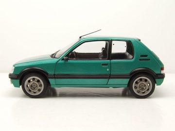 Solido Modellauto Peugeot 205 GTI Griffe 1992 grün Modellauto 1:18 Solido, Maßstab 1:18