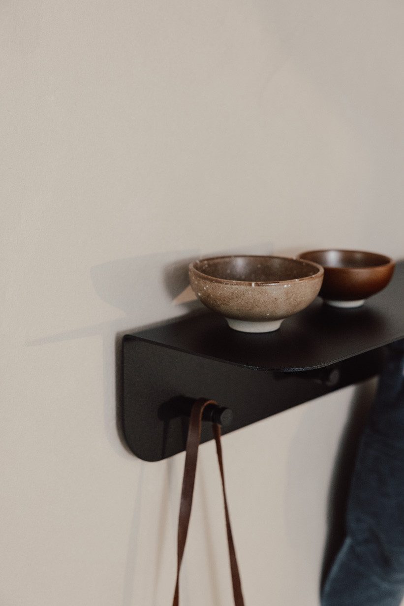 Metallbude Wandgarderobe MALOU, verschiedene Größen, ideal für Flur, Kinderzimmer