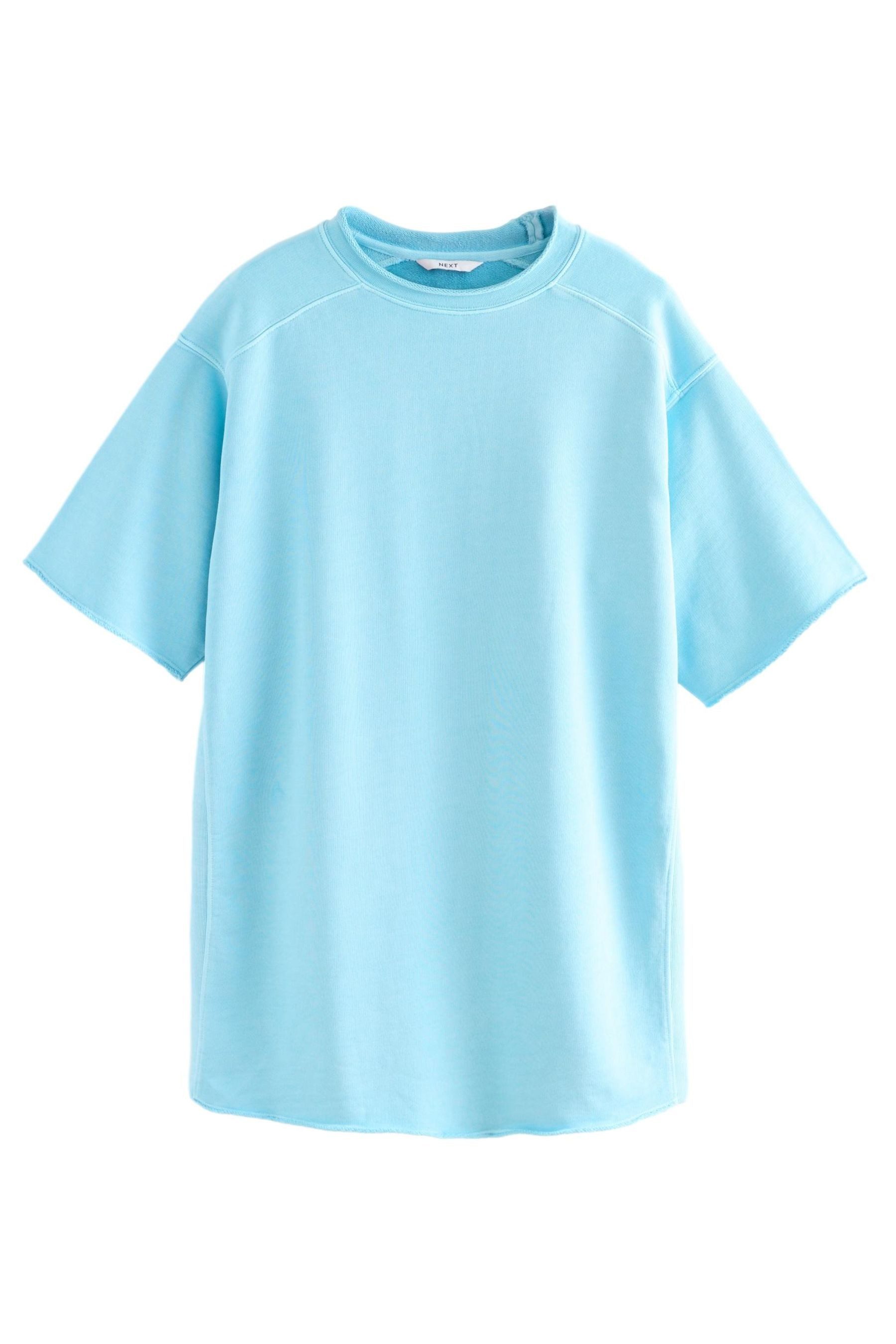 Next Shirtkleid Sweatshirt mit unversäubertem Saum günstig online kaufen